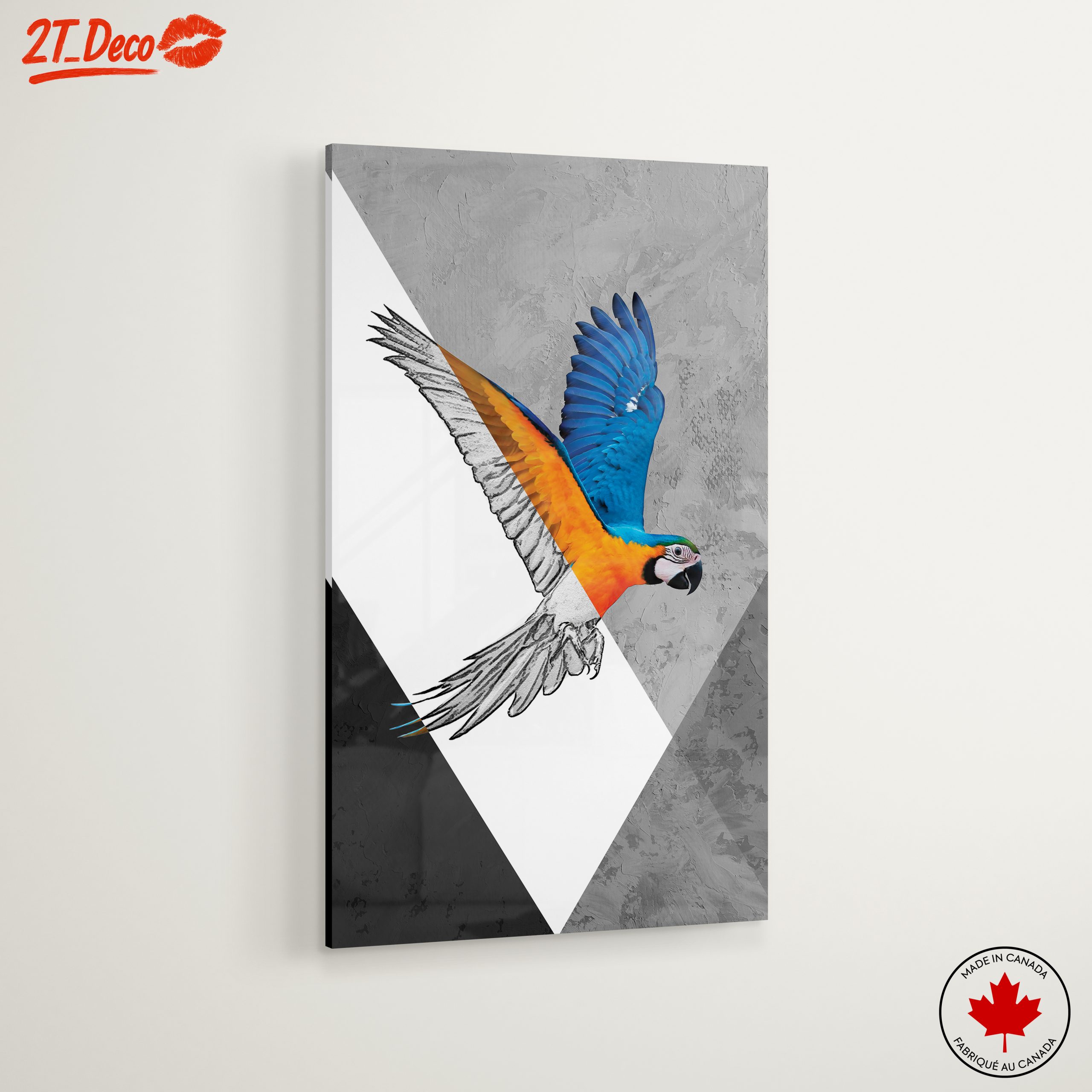 Stylized Parrot Wall Art - Image 6