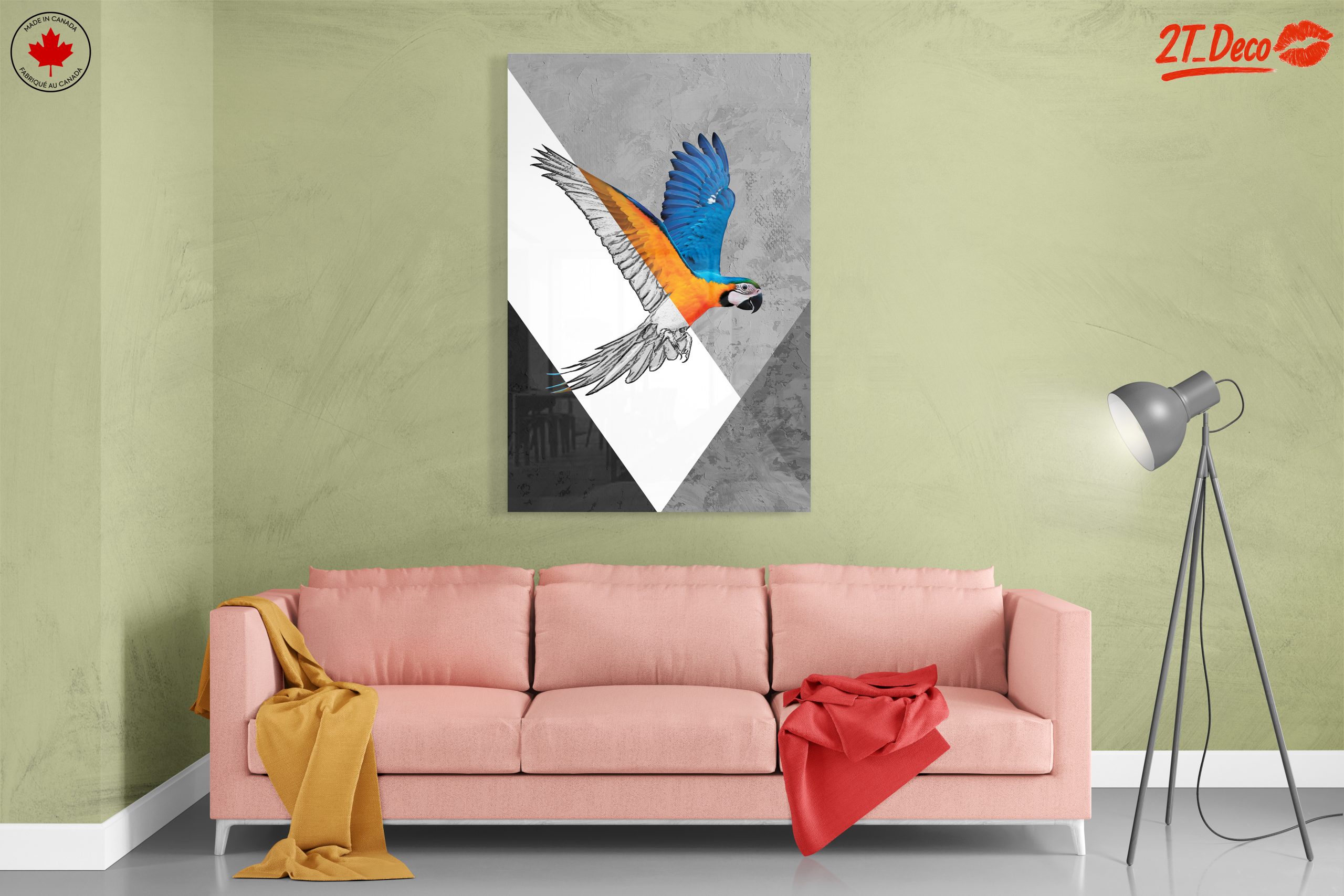 Stylized Parrot Wall Art - Image 7