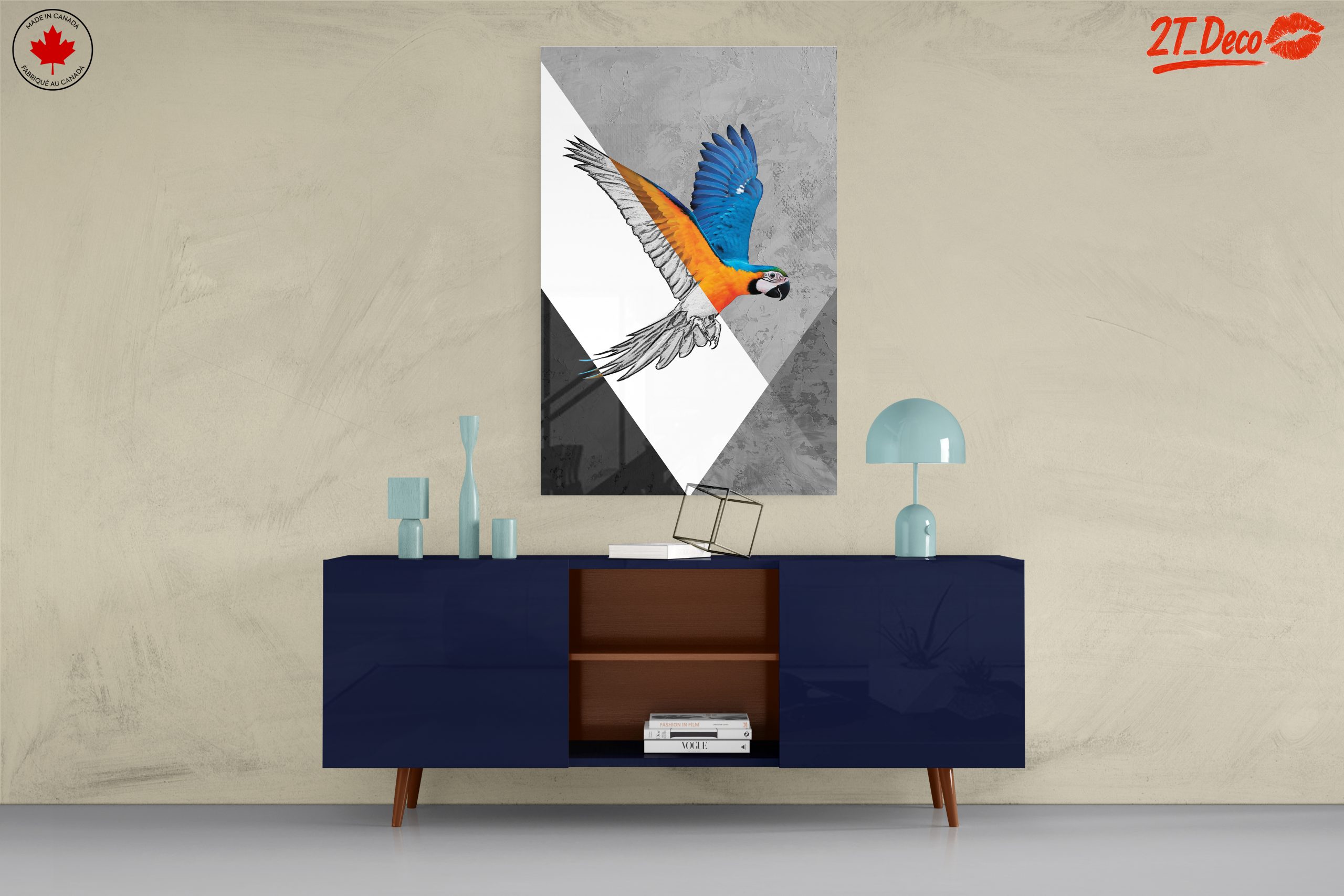 Stylized Parrot Wall Art - Image 8