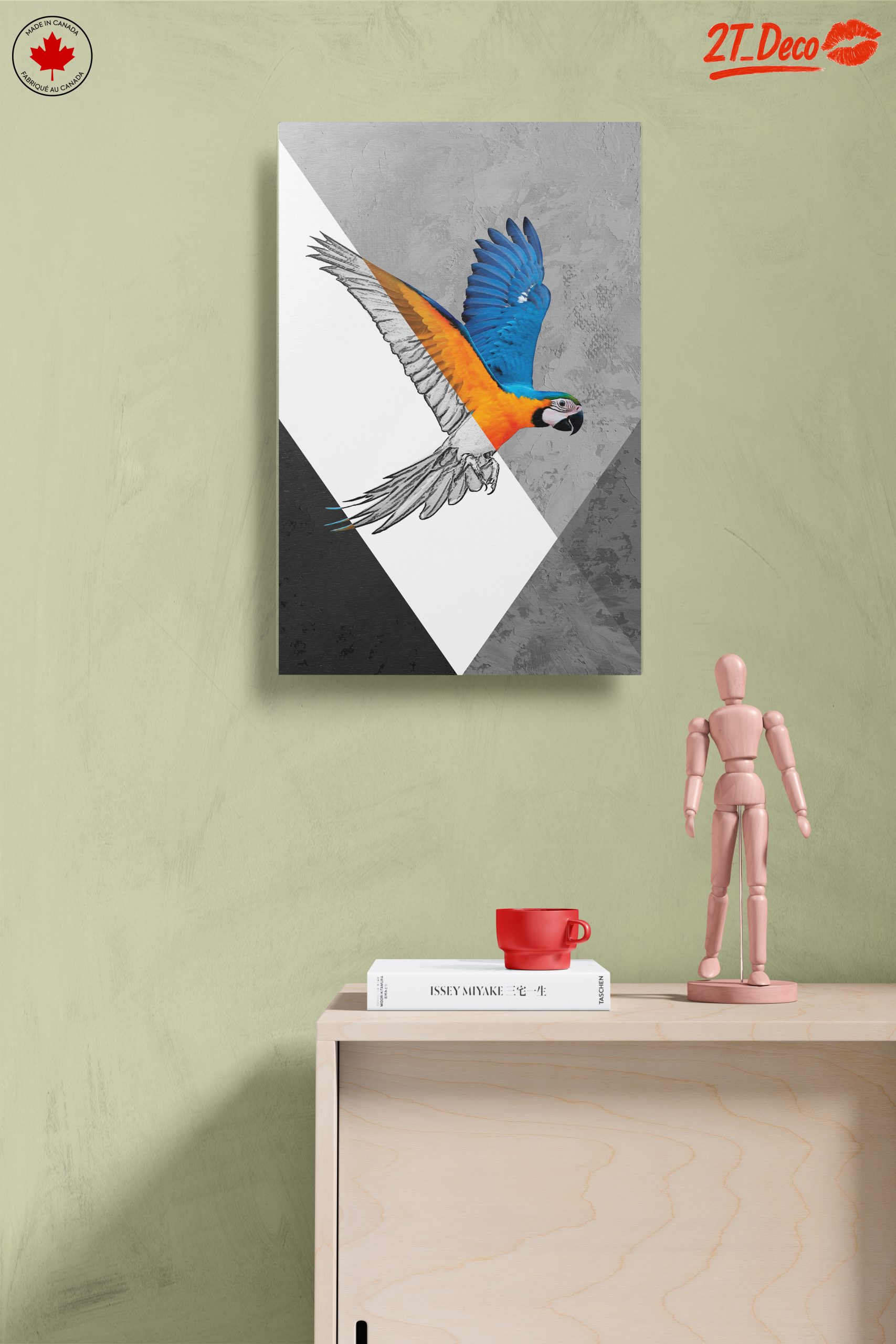 Stylized Parrot Wall Art - Image 14