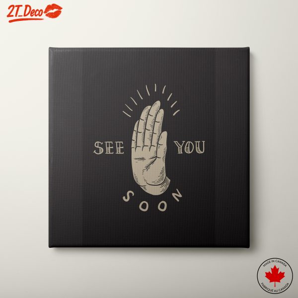 See You Soon Hand Gesture Art