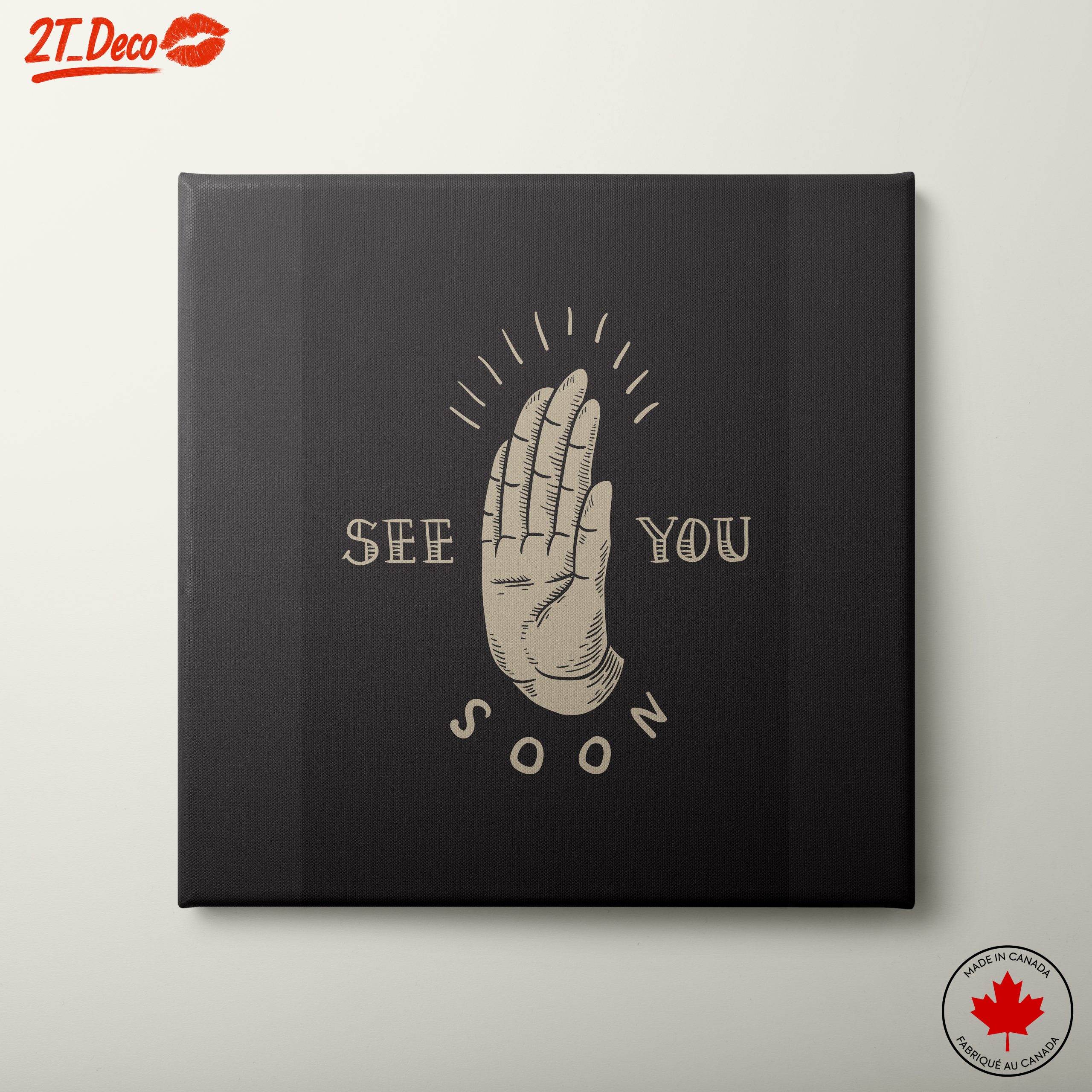 See You Soon Hand Gesture Art