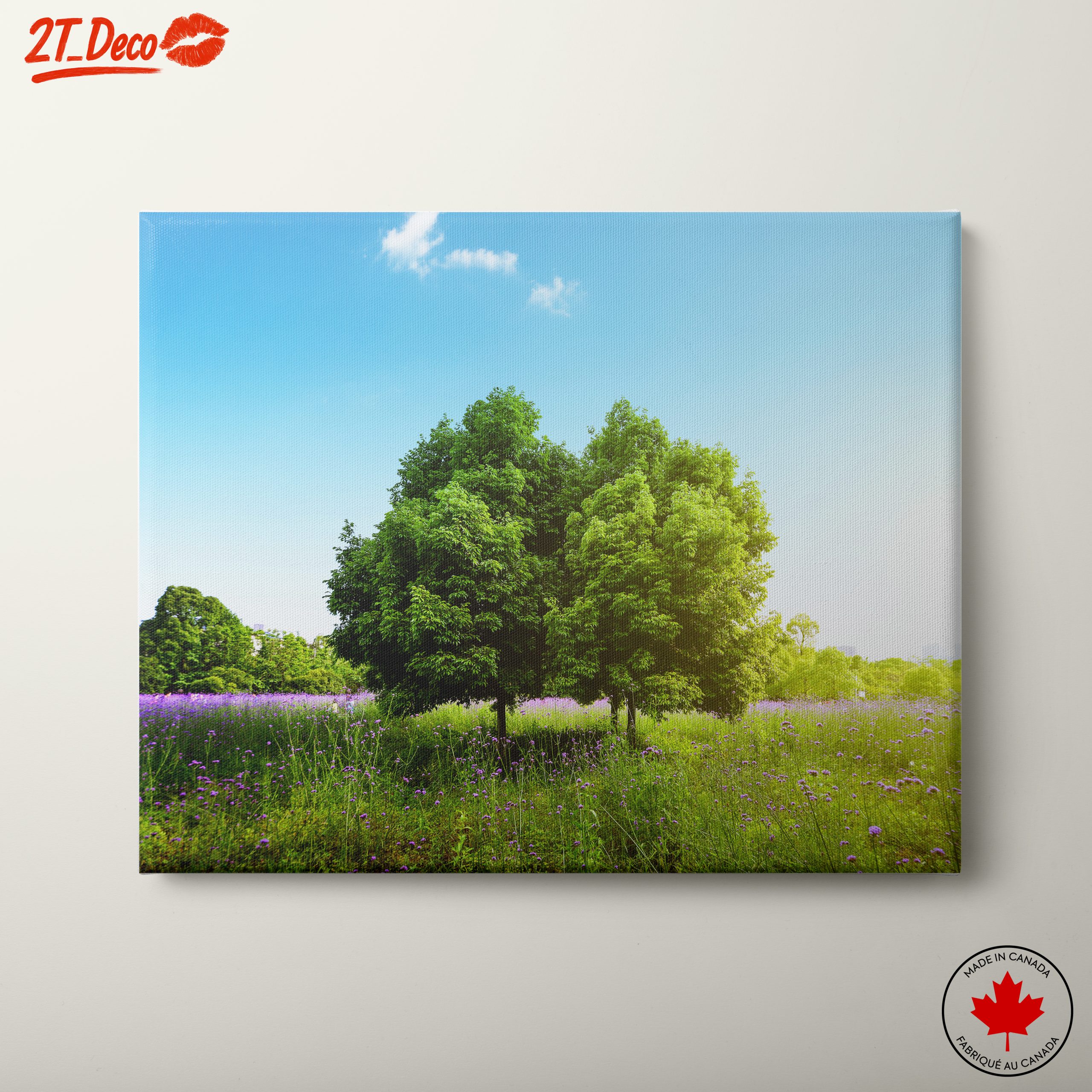 Beautiful Nature Landscape with Trees