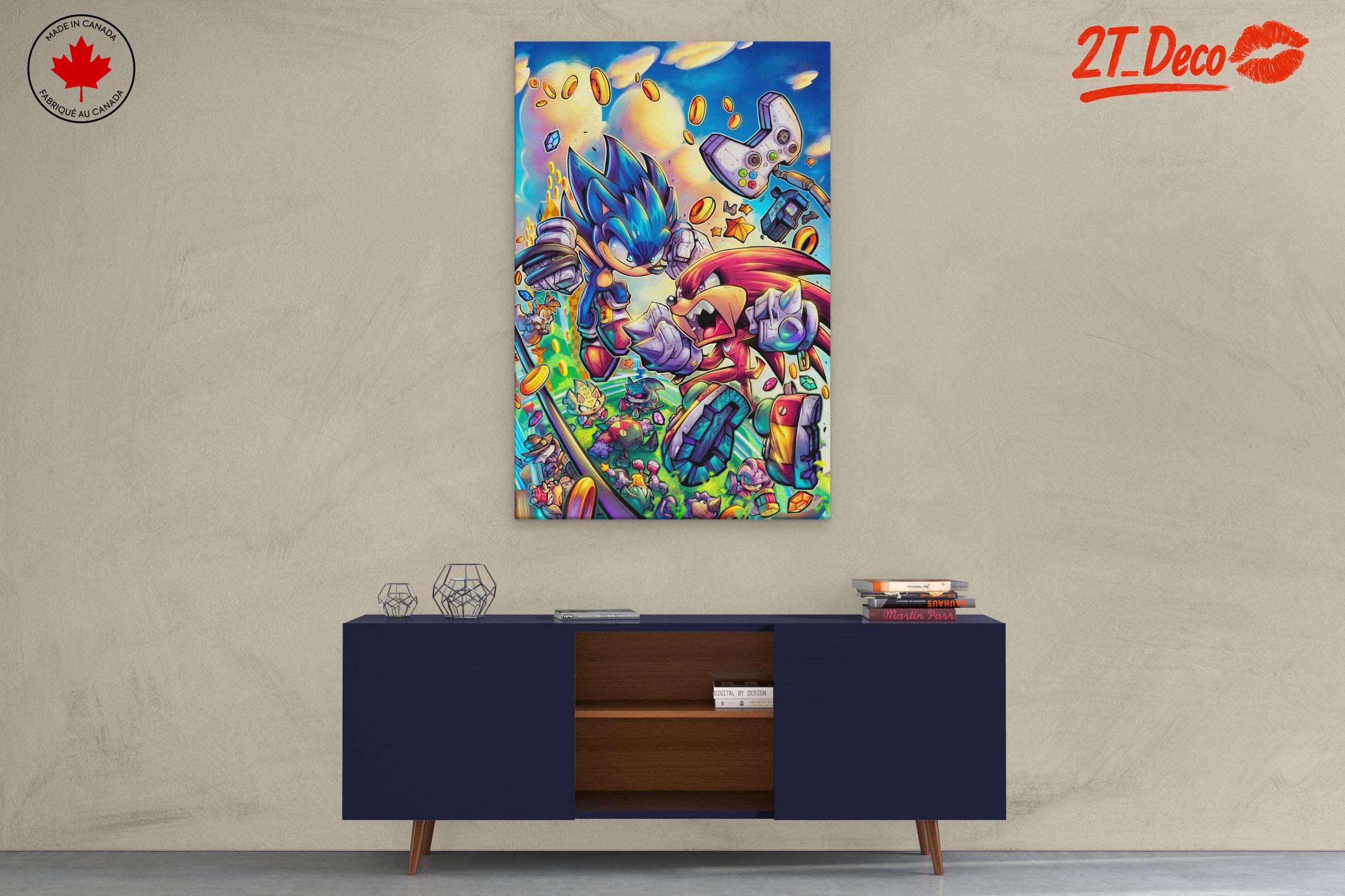 Sonic and Knuckles Epic Battle Artwork - Image 3