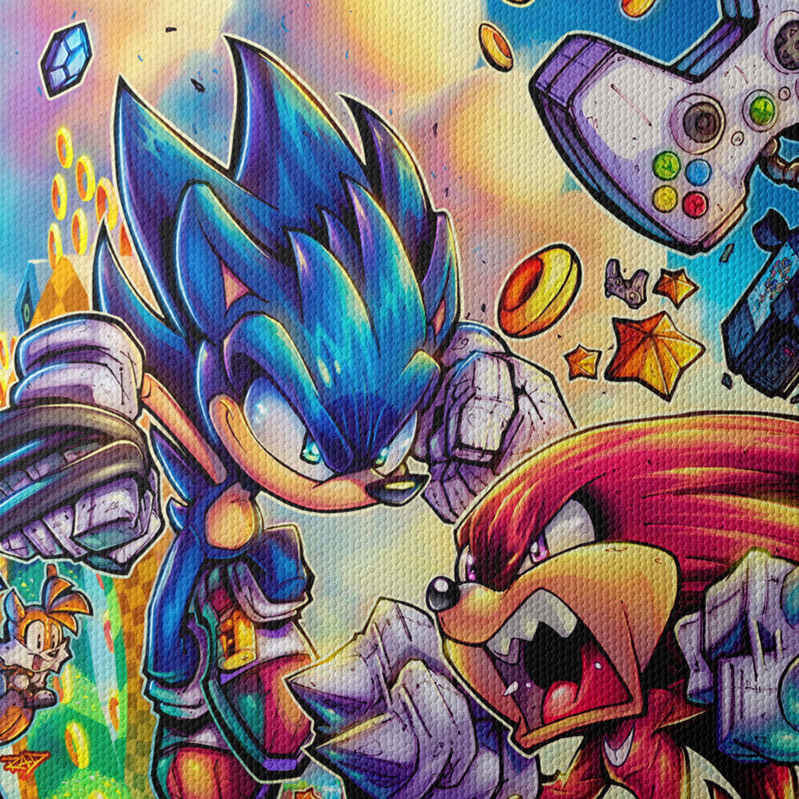 Sonic and Knuckles Epic Battle Artwork - Image 4