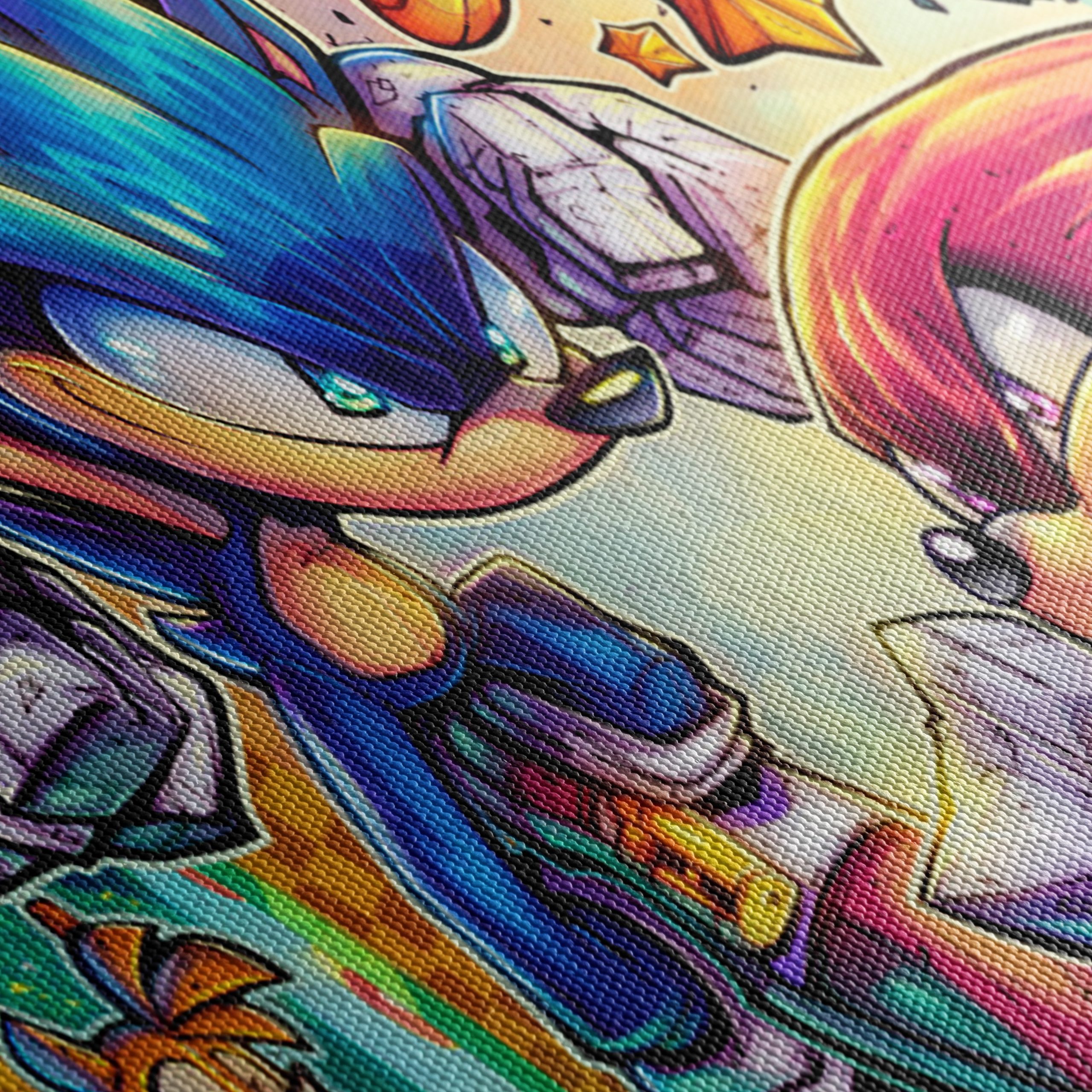 Sonic and Knuckles Epic Battle Artwork - Image 5