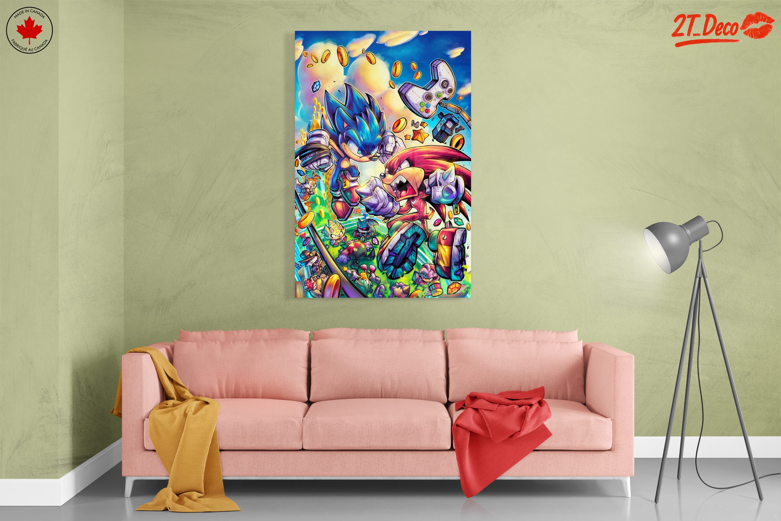 Sonic and Knuckles Epic Battle Artwork - Image 7