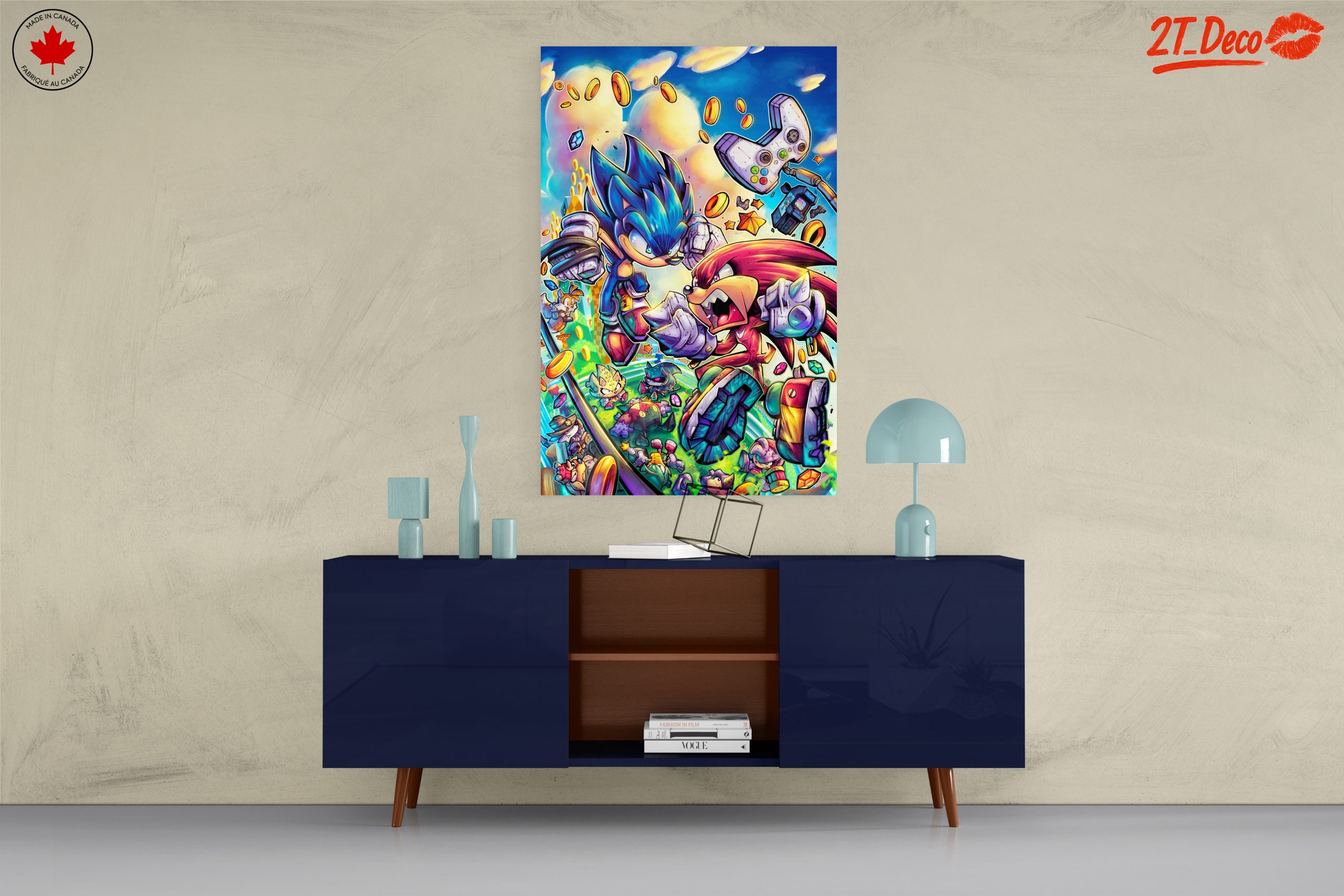 Sonic and Knuckles Epic Battle Artwork - Image 8