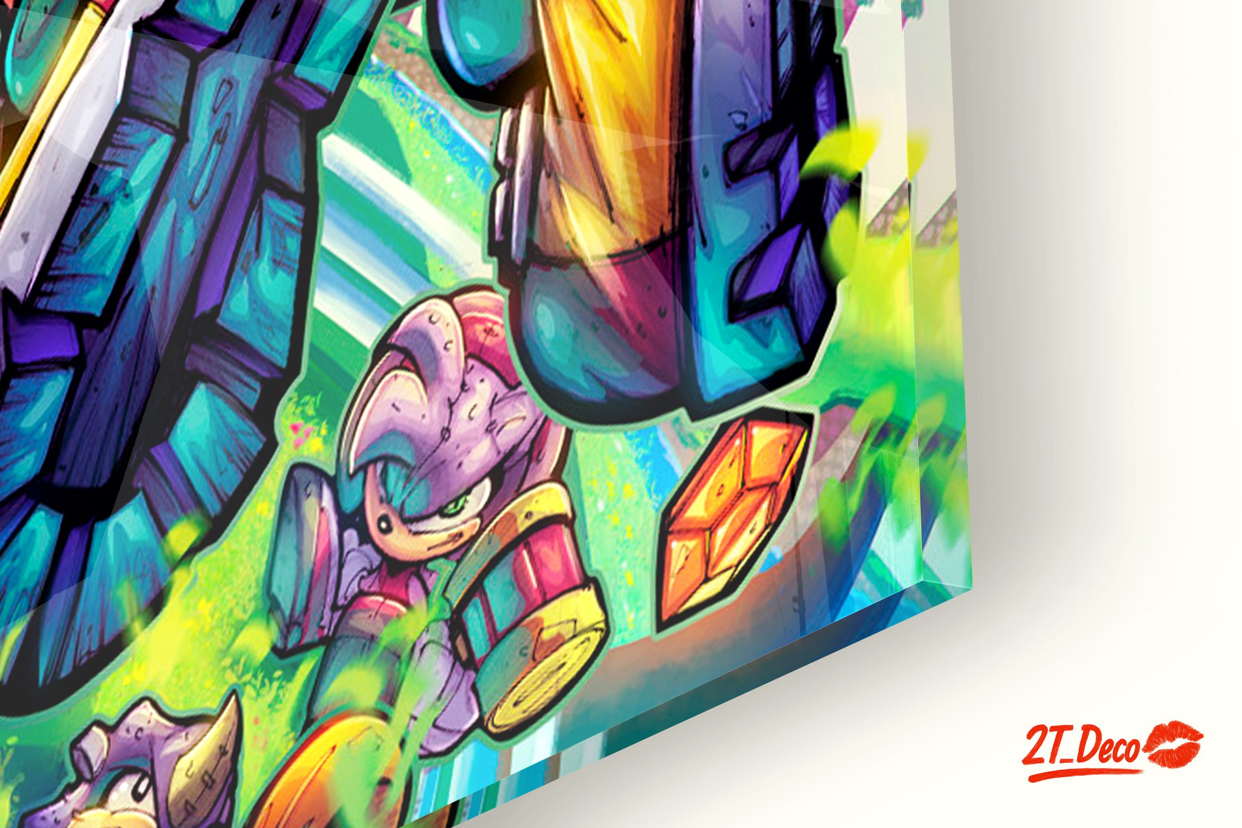 Sonic and Knuckles Epic Battle Artwork - Image 9