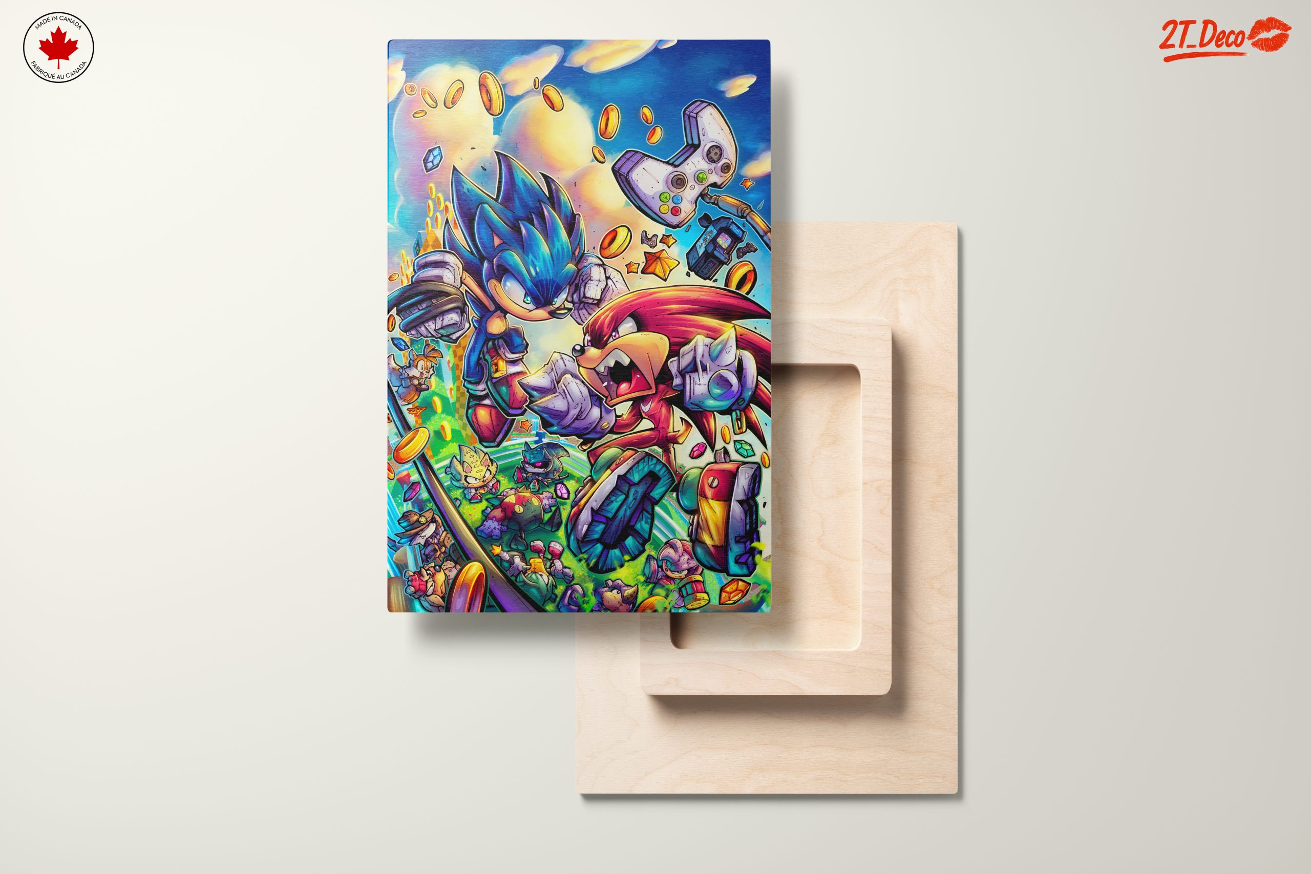 Sonic and Knuckles Epic Battle Artwork - Image 11