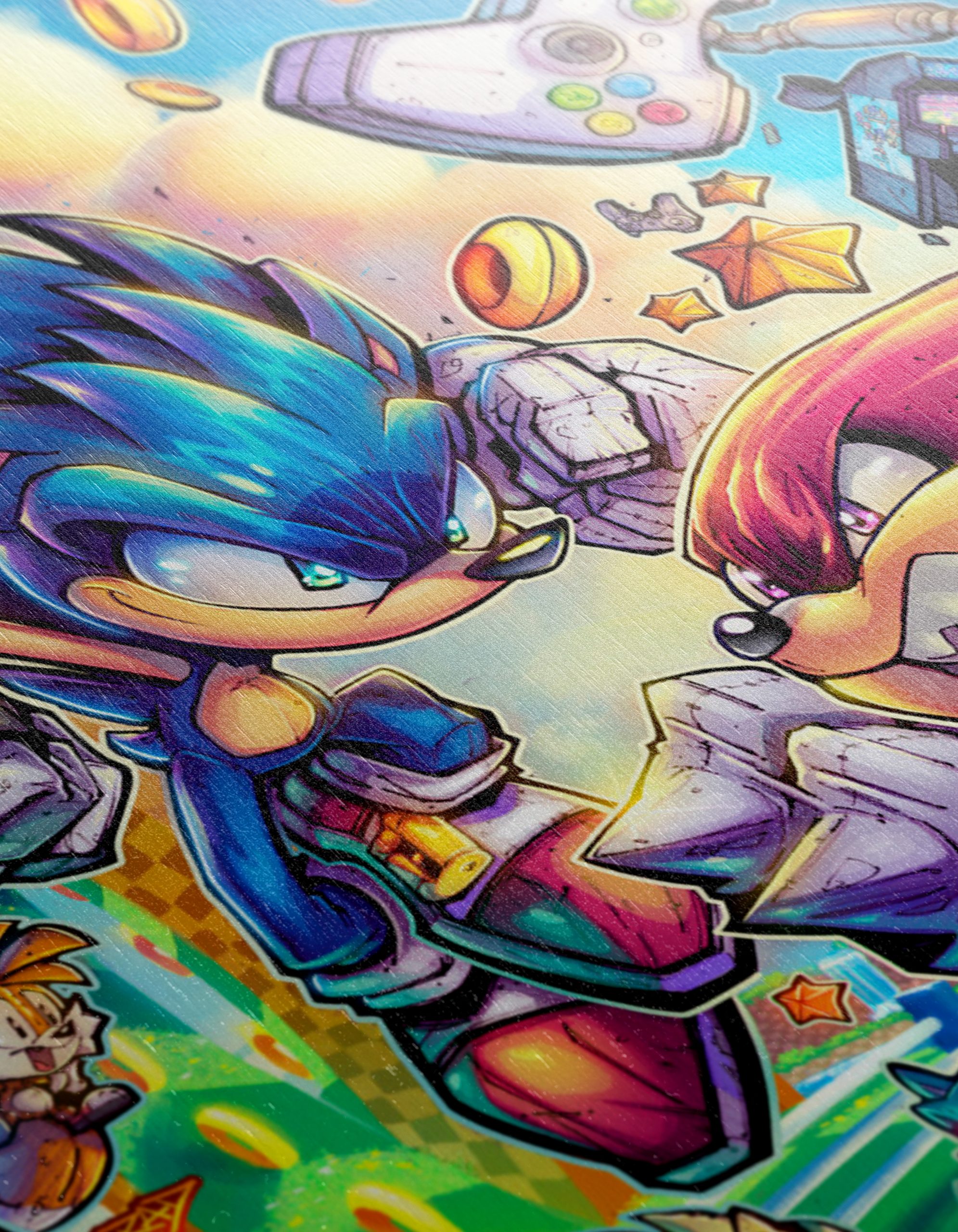 Sonic and Knuckles Epic Battle Artwork - Image 12