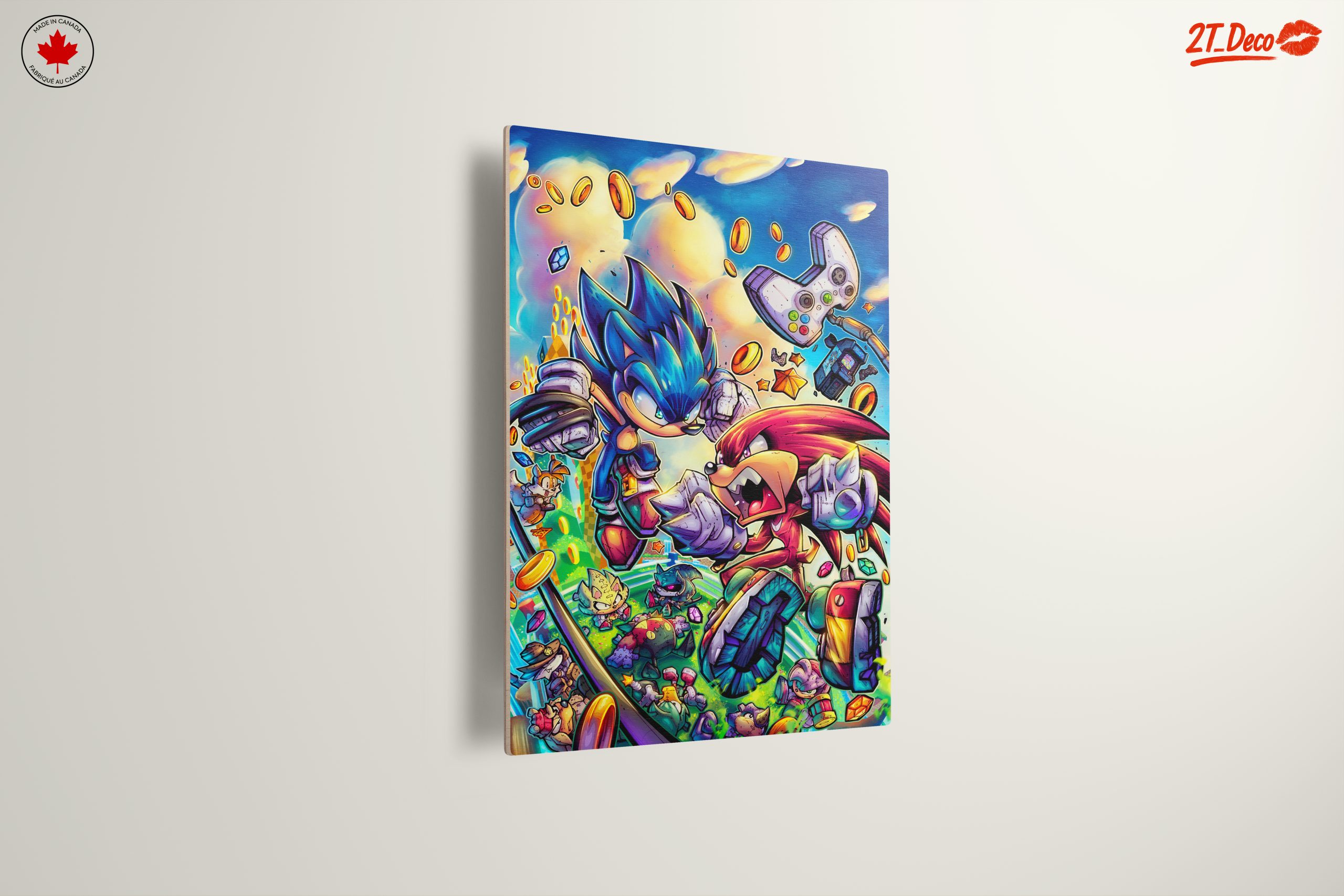 Sonic and Knuckles Epic Battle Artwork - Image 13