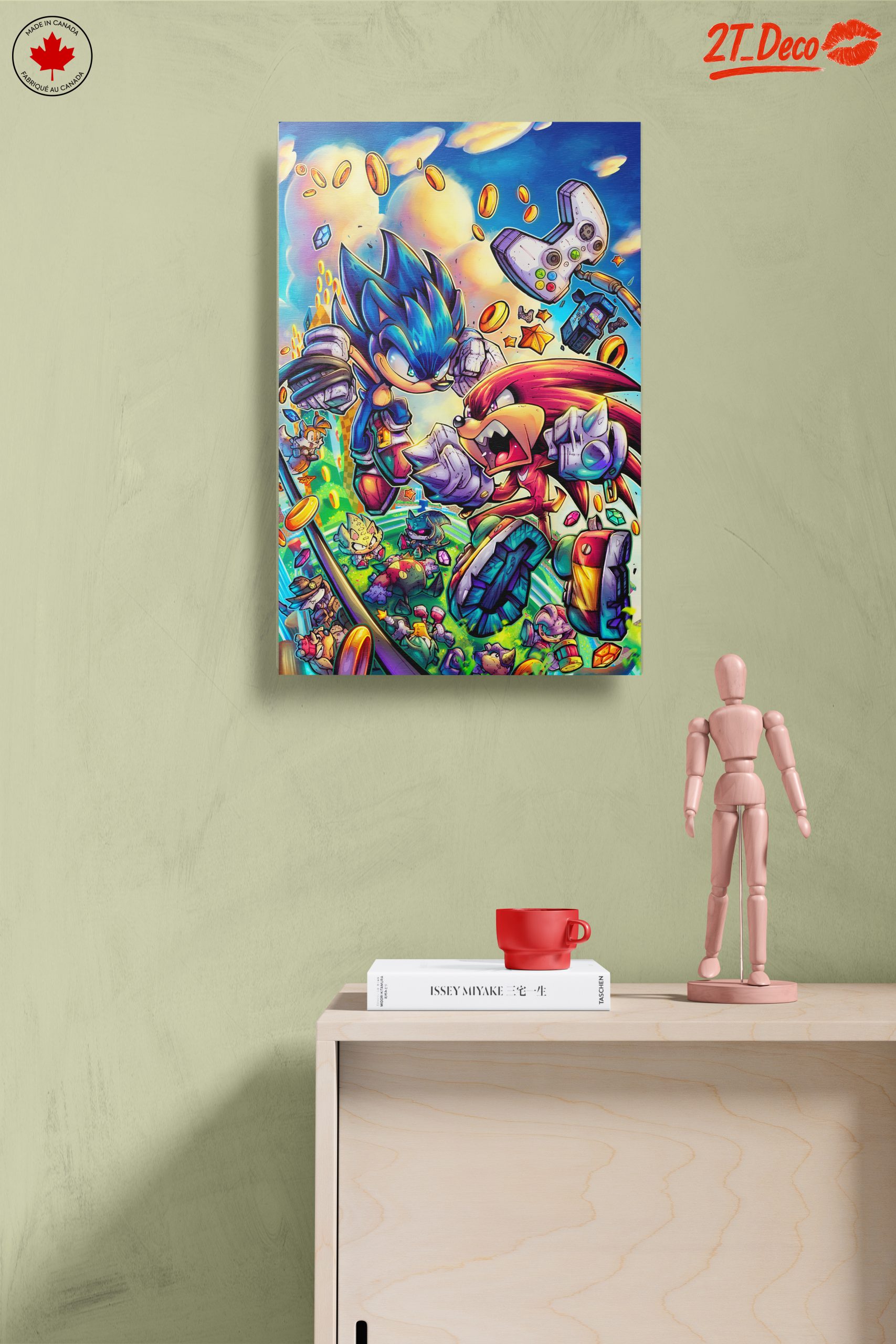 Sonic and Knuckles Epic Battle Artwork - Image 14