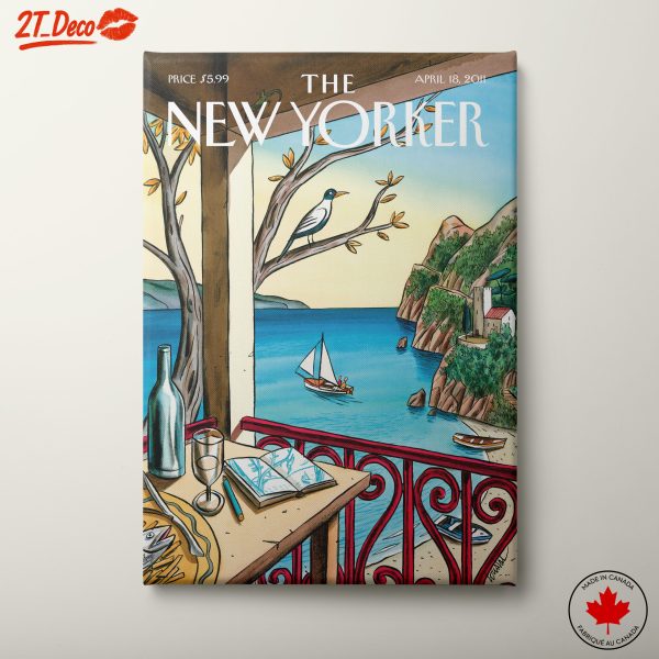Quaint Coastal Scene from The New Yorker