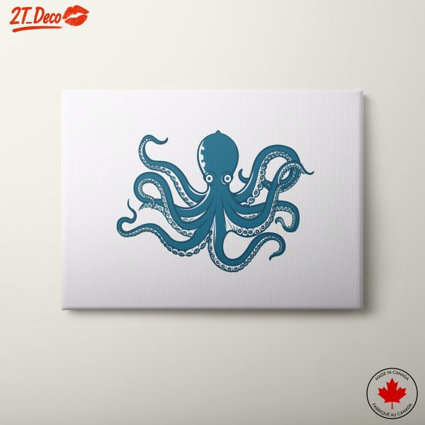 Stylized Octopus Art for Modern Spaces