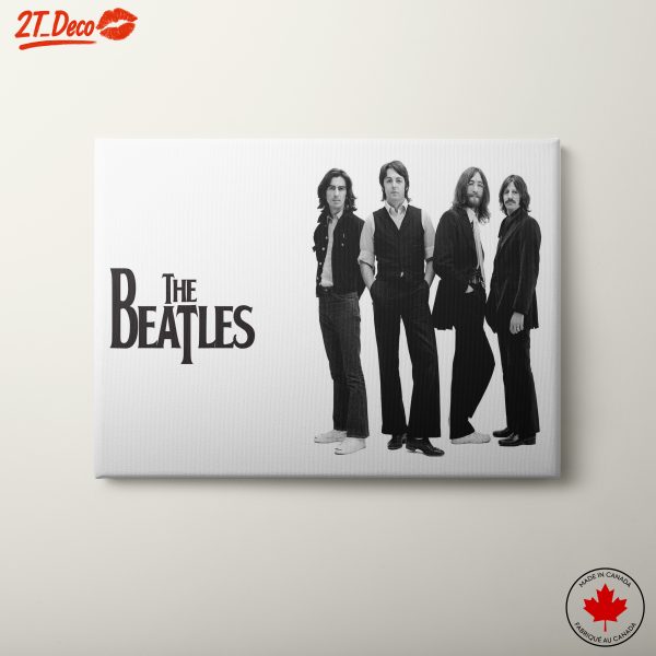 The Beatles Black and White Art