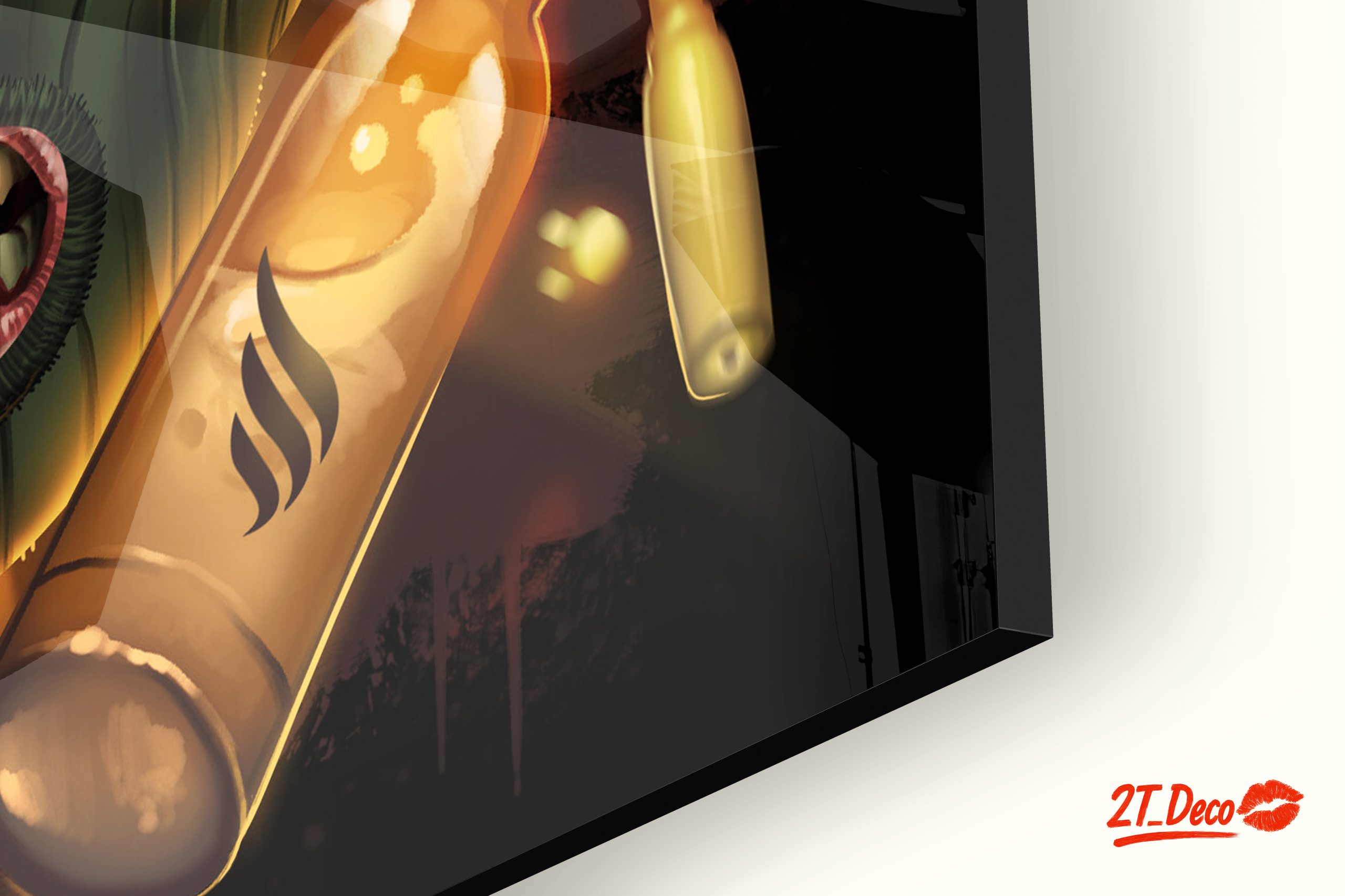 Dynamic Street Art Character with Explosive Elements - Image 9