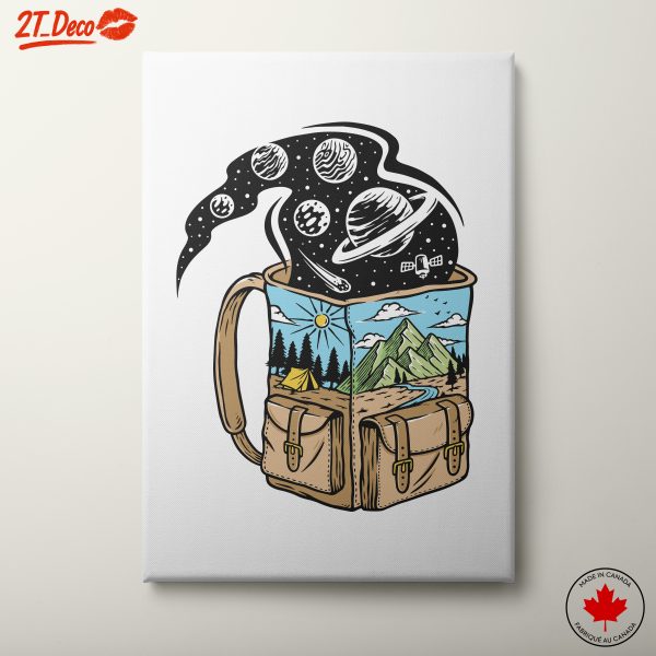 Cosmic Adventure Backpack Illustration