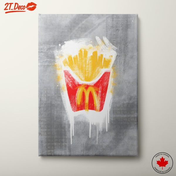 Stylized McDonald's French Fries Artwork