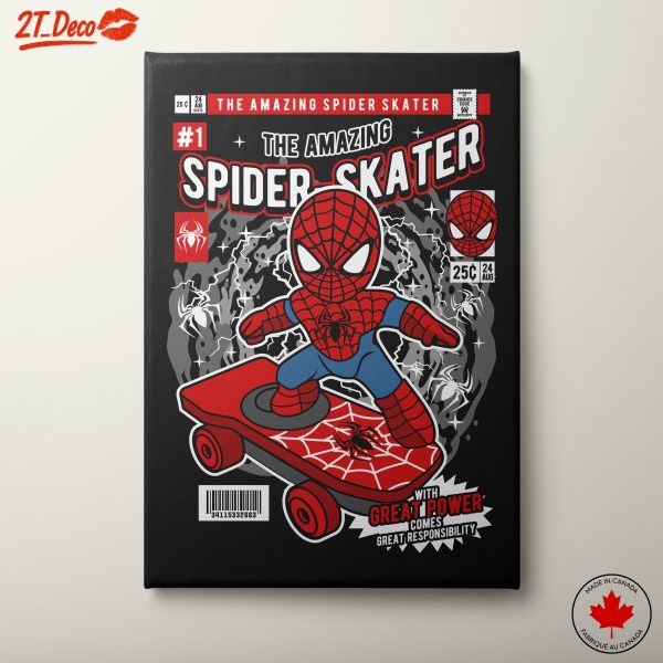 The Amazing Spider Skater Comic Art