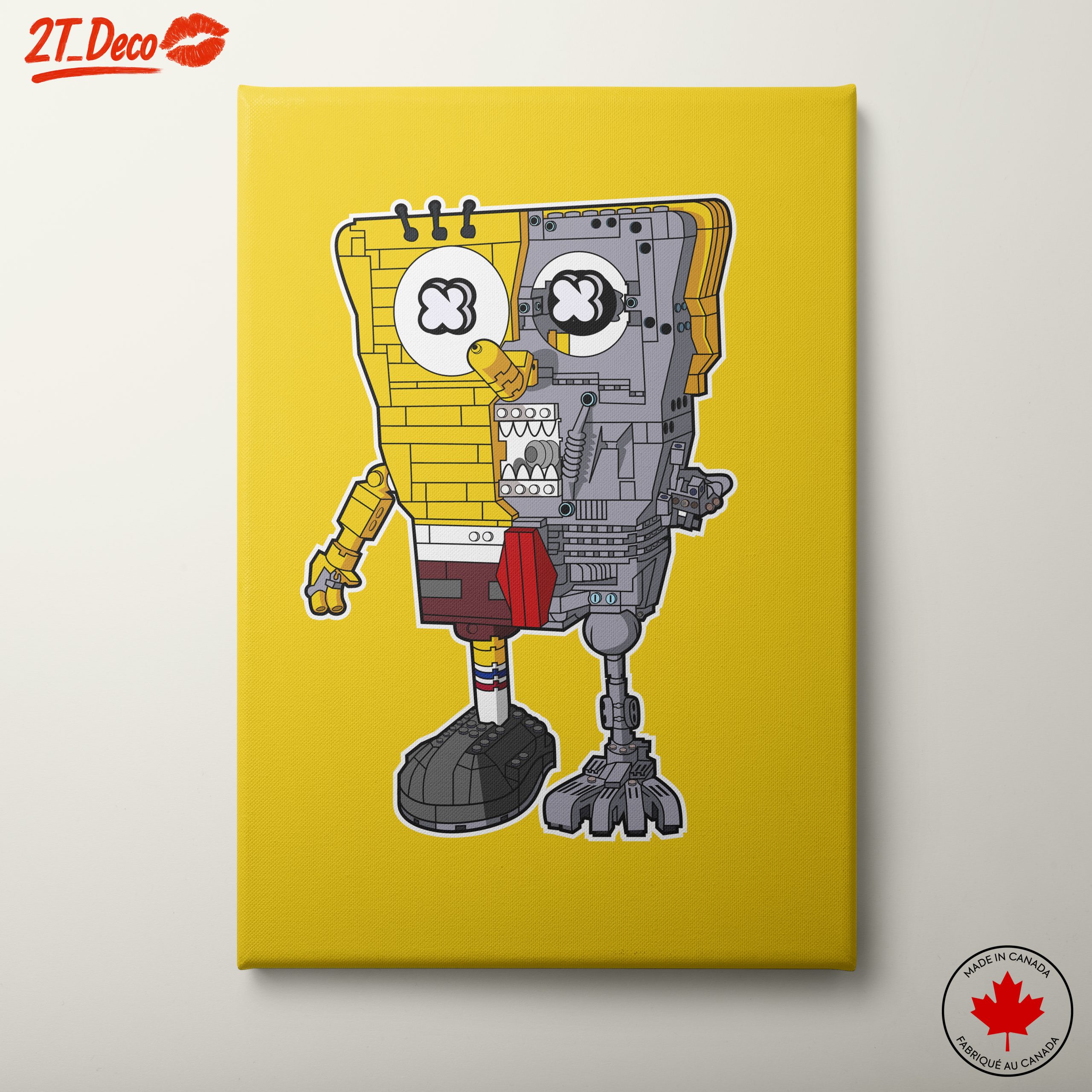 Whimsical Character Design Featuring Robot