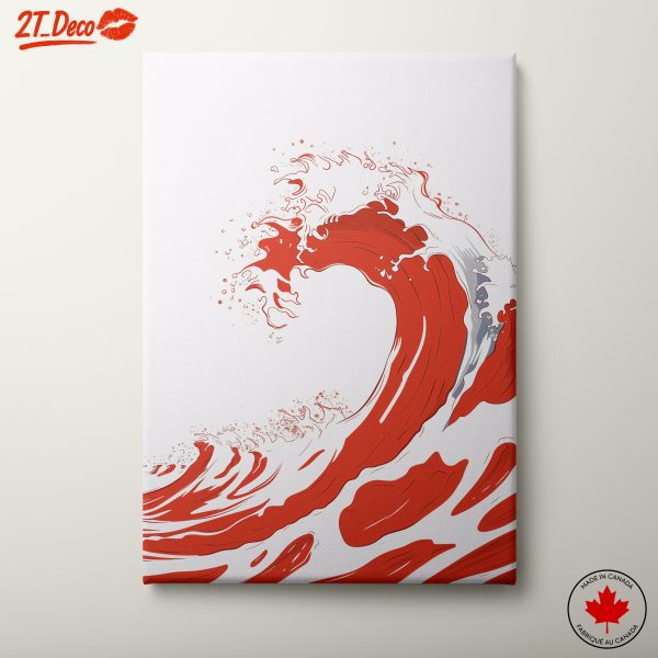 Bold Abstract Wave Art
