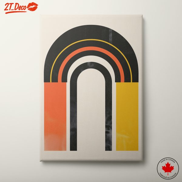 Abstract Art with Bold Geometric Shapes