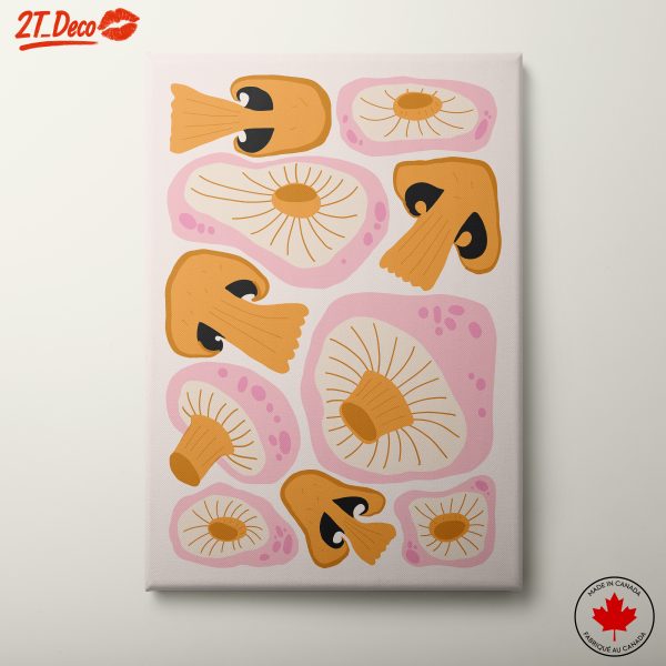 Playful Stylized Mushroom Illustrations