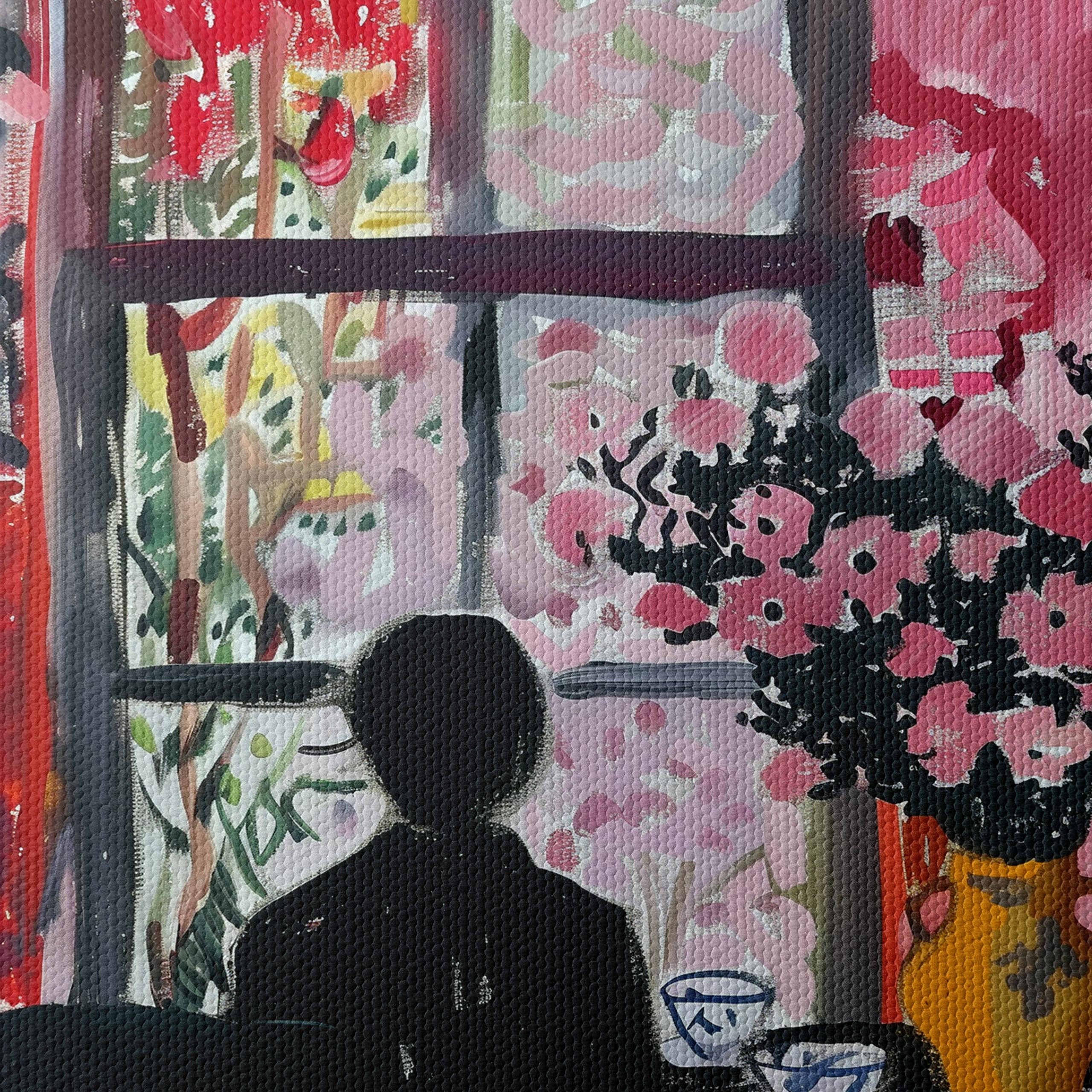 Vibrant Abstract Floral Interior - Image 4