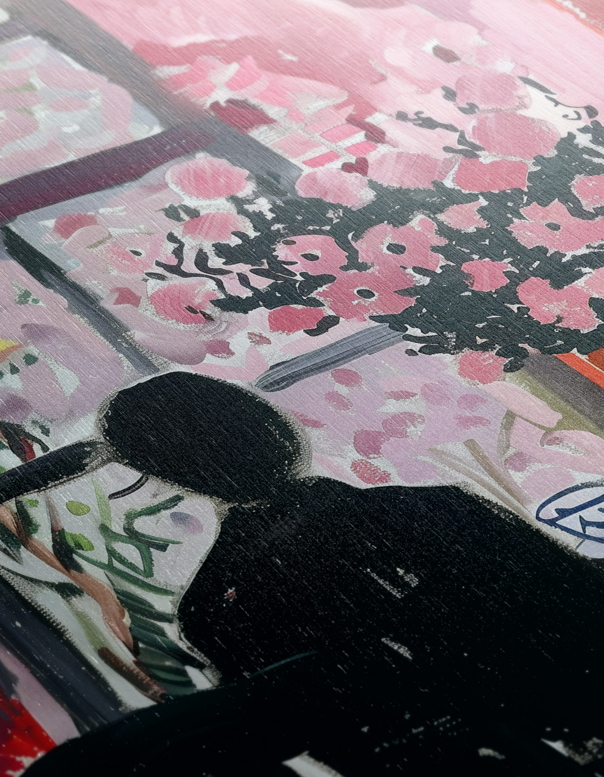 Vibrant Abstract Floral Interior - Image 12