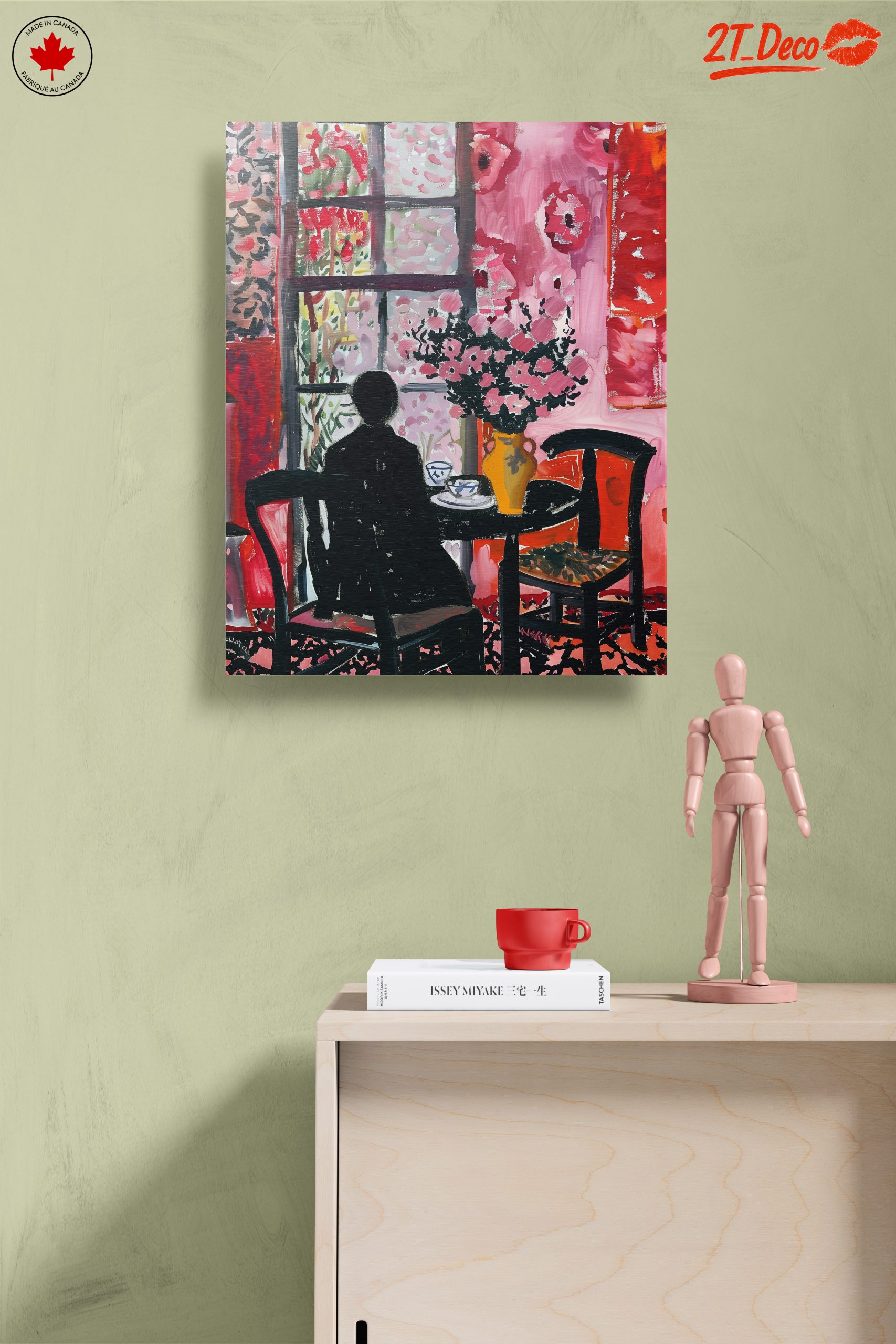 Vibrant Abstract Floral Interior - Image 14