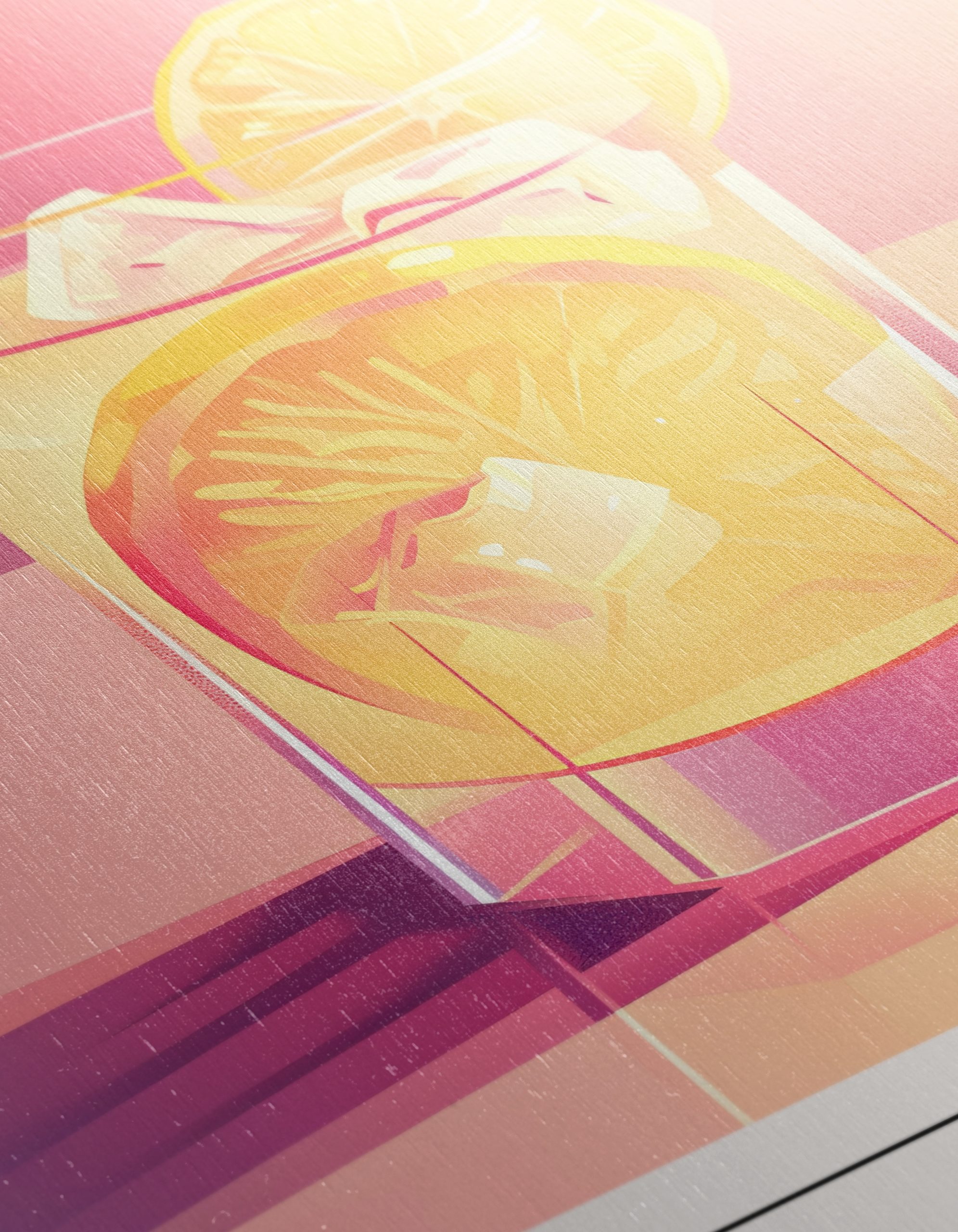 Gin and Lemon Cocktail Art - Image 12