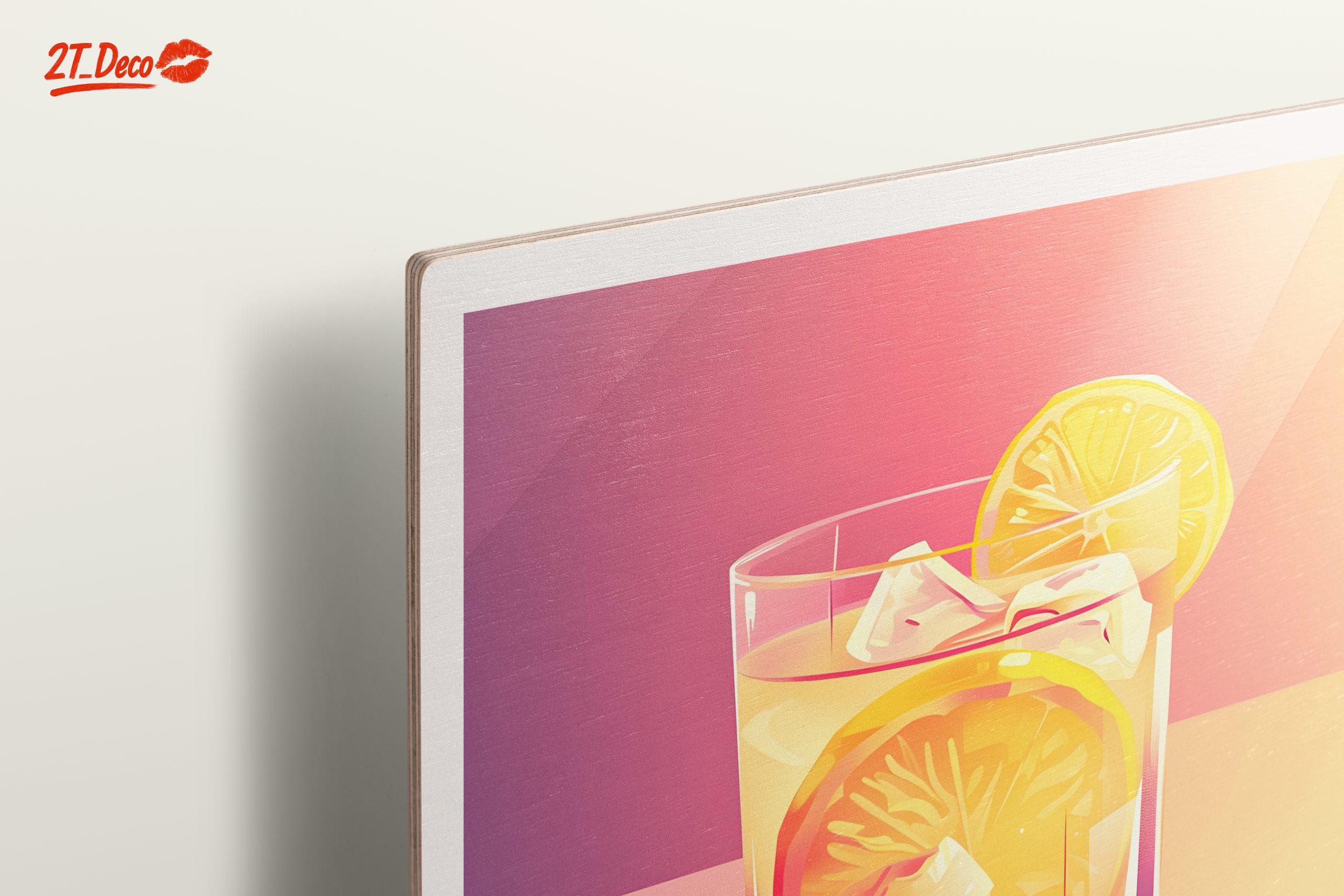 Gin and Lemon Cocktail Art - Image 15