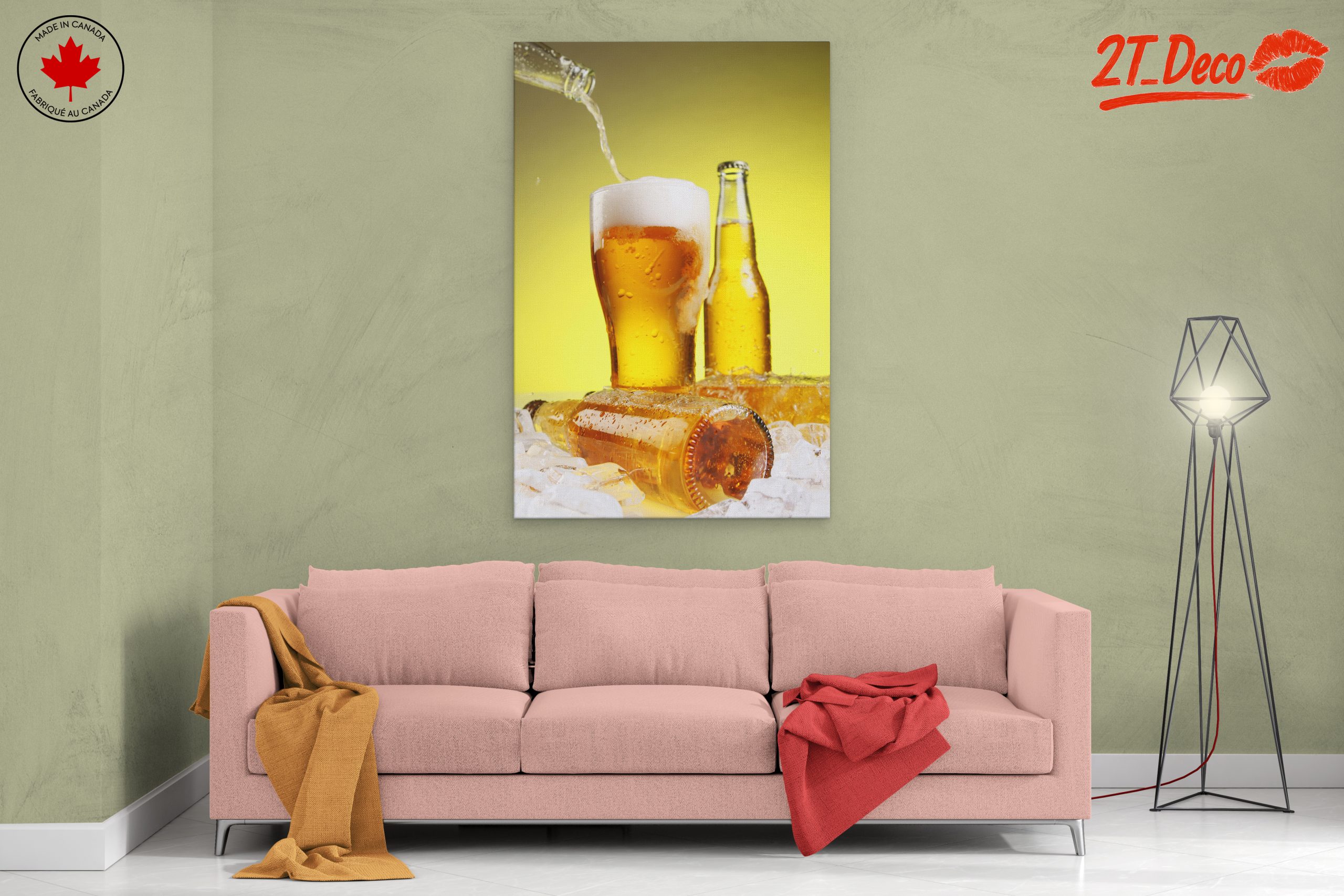 Refreshing Beer in a Glass and Bottles - Image 2
