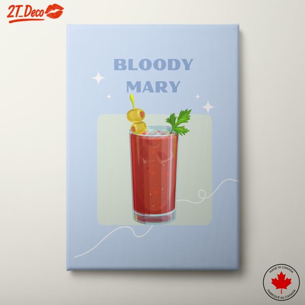 Abstract Representation of a Bloody Mary Cocktail
