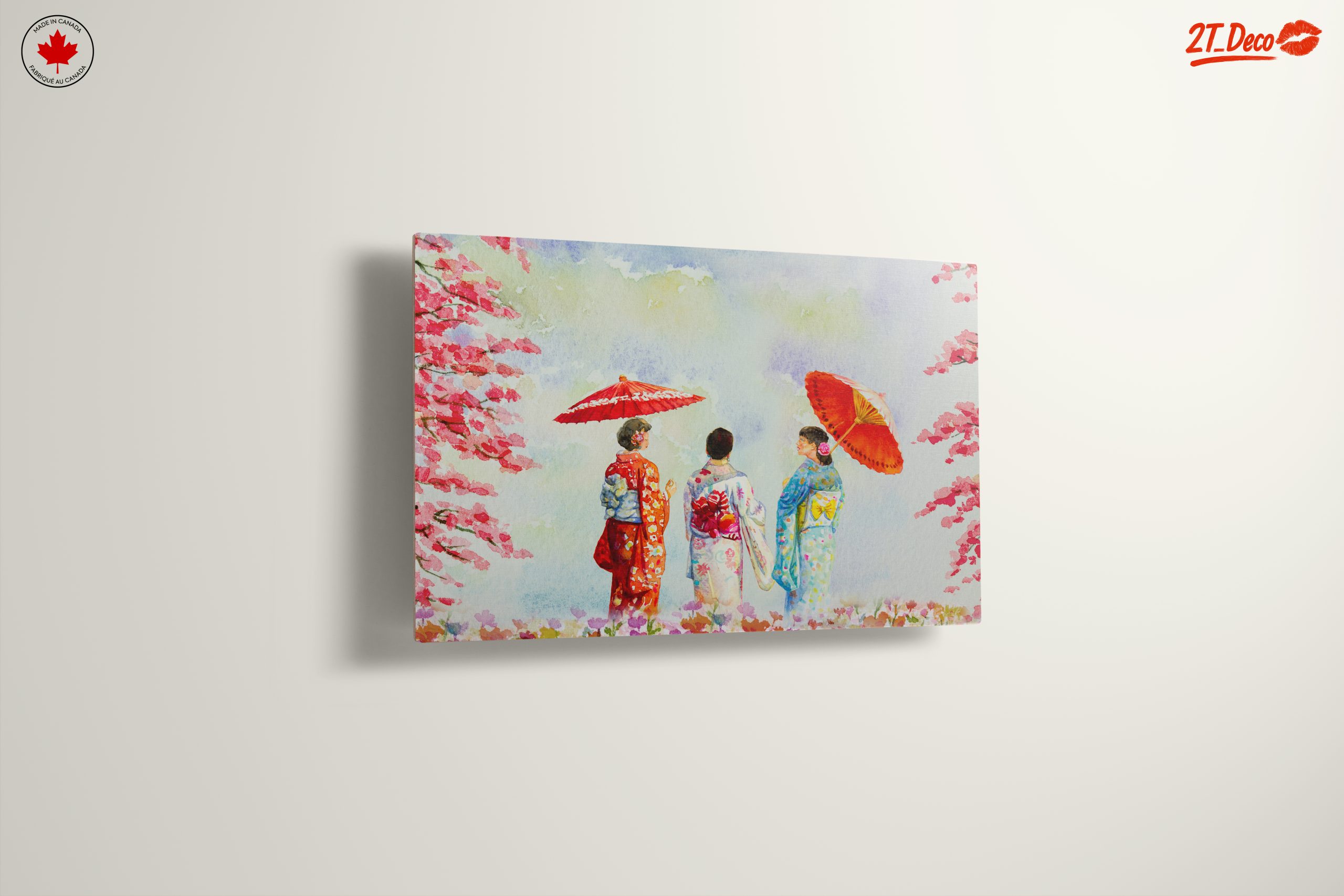 Beautiful Japanese Women Under Cherry Blossom - Image 13
