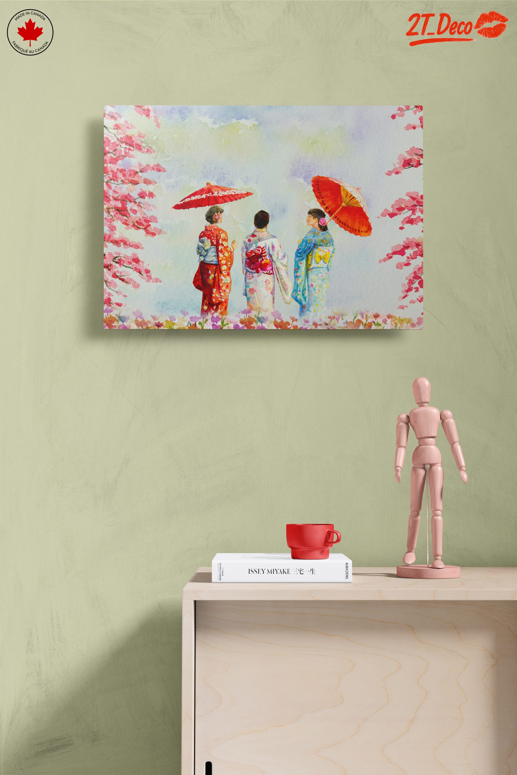 Beautiful Japanese Women Under Cherry Blossom - Image 14