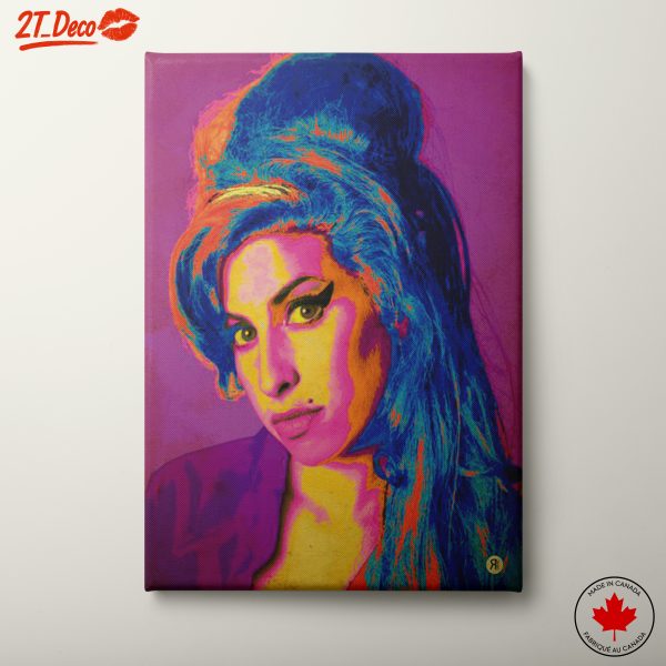 Colorful Pop Art Portrait of a Music Icon