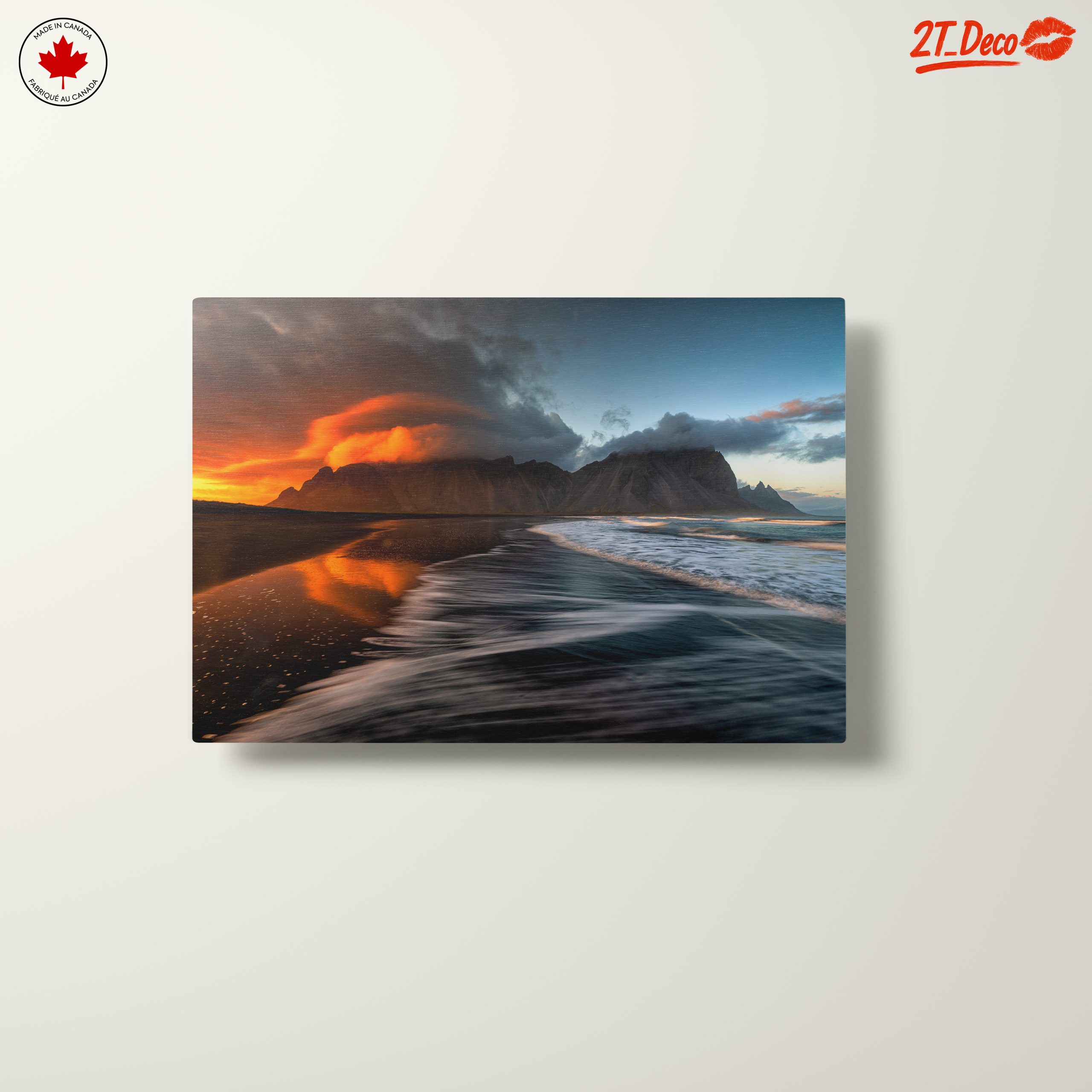 Stunning Sunset Over Mountains and Ocean - Image 10