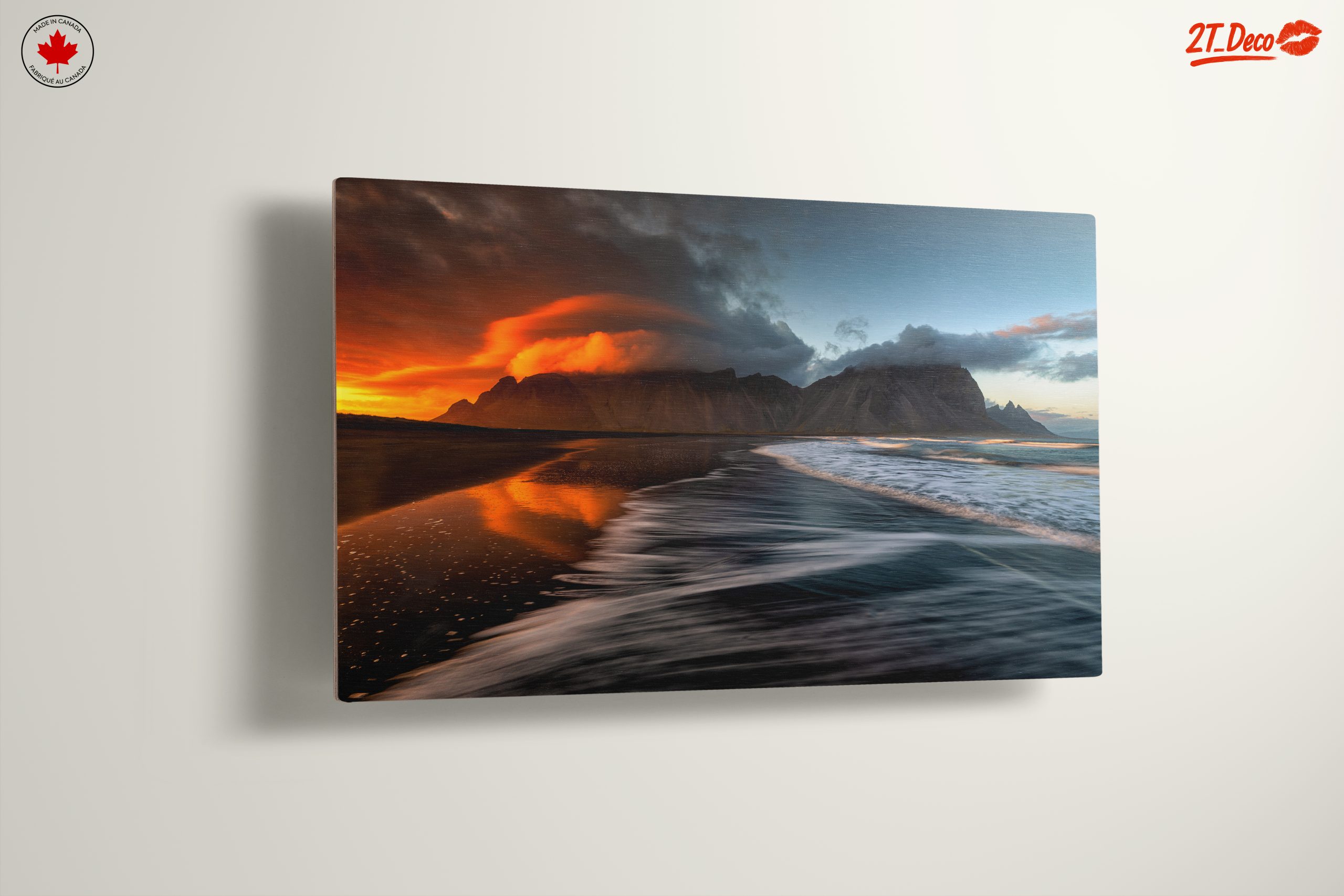 Stunning Sunset Over Mountains and Ocean - Image 13
