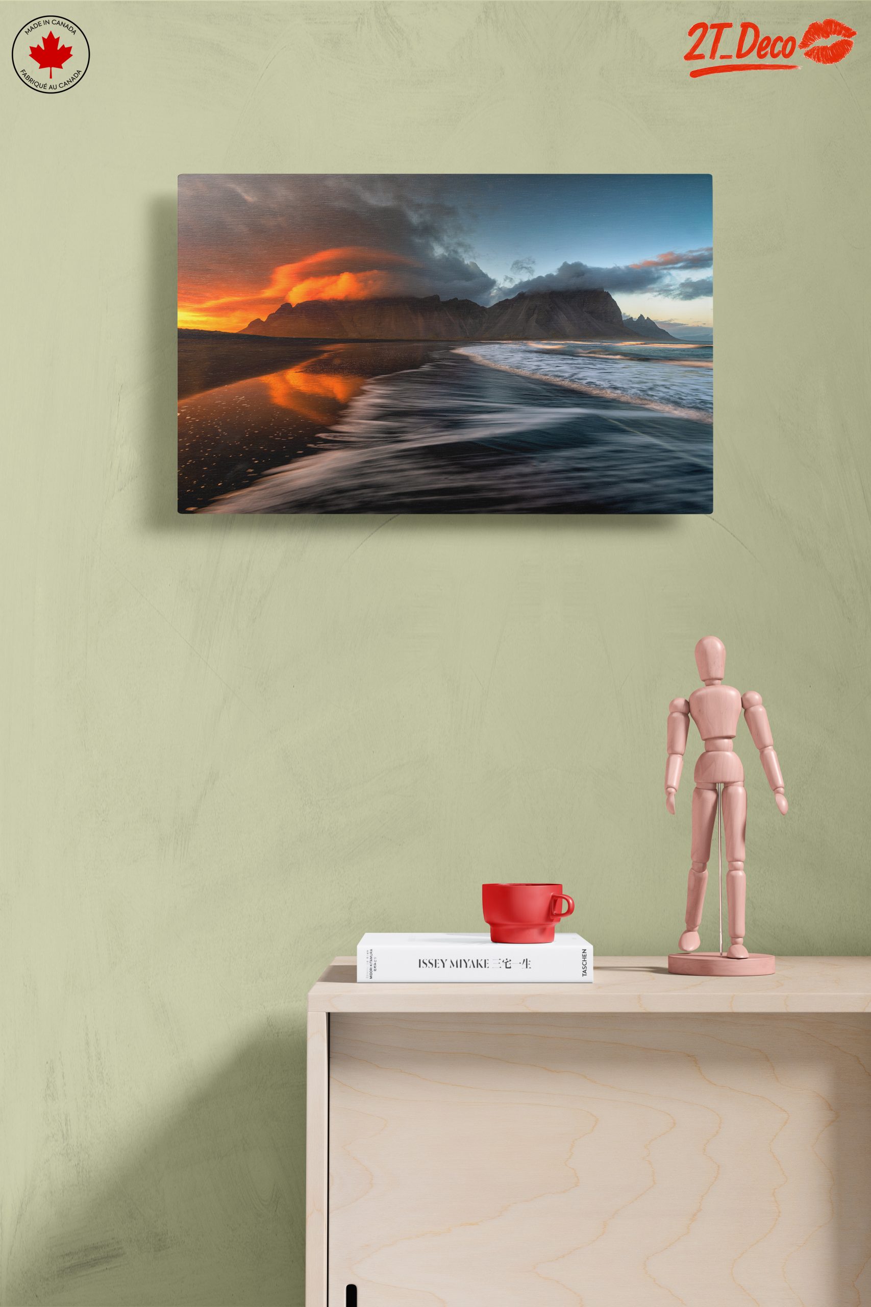 Stunning Sunset Over Mountains and Ocean - Image 14