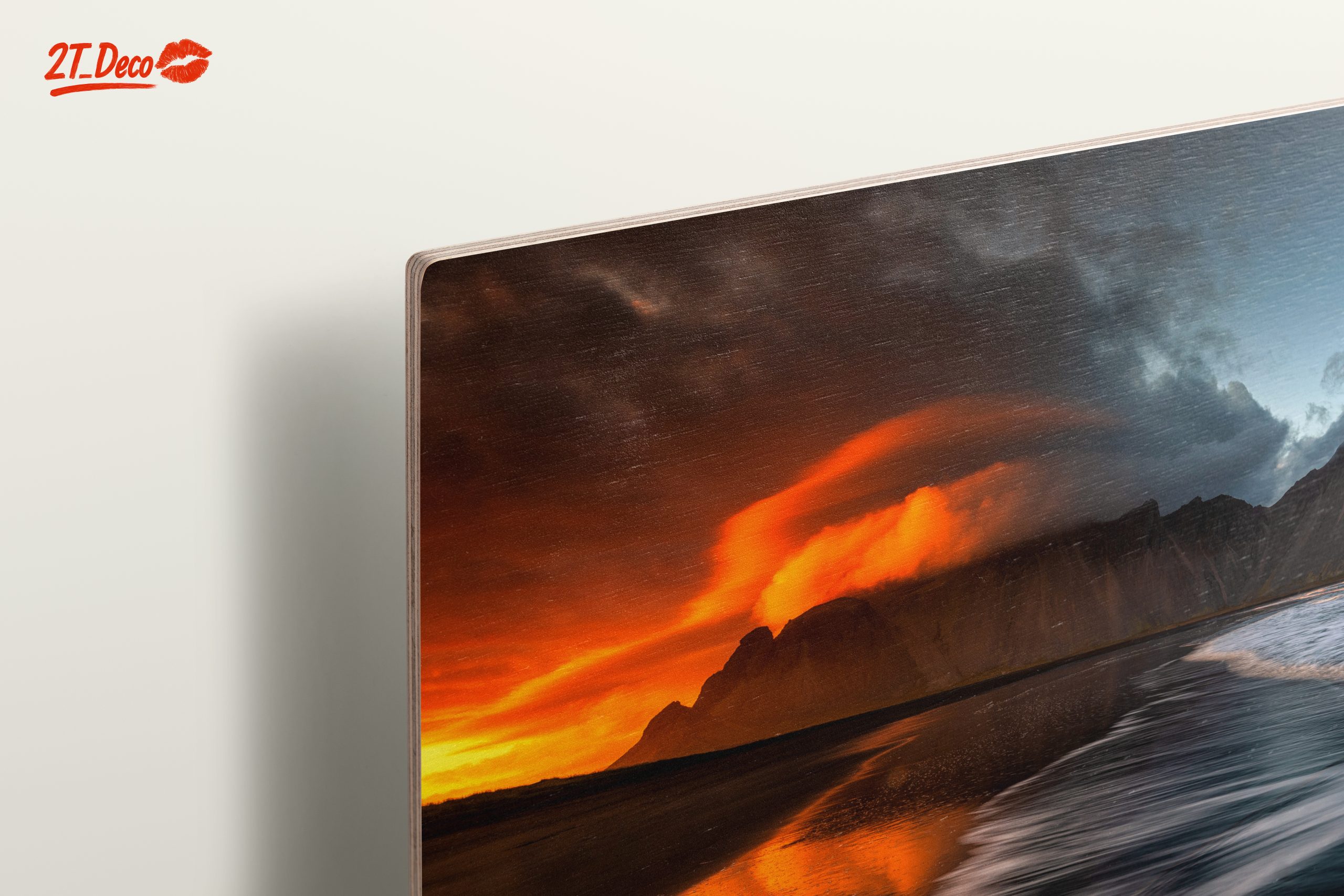 Stunning Sunset Over Mountains and Ocean - Image 15