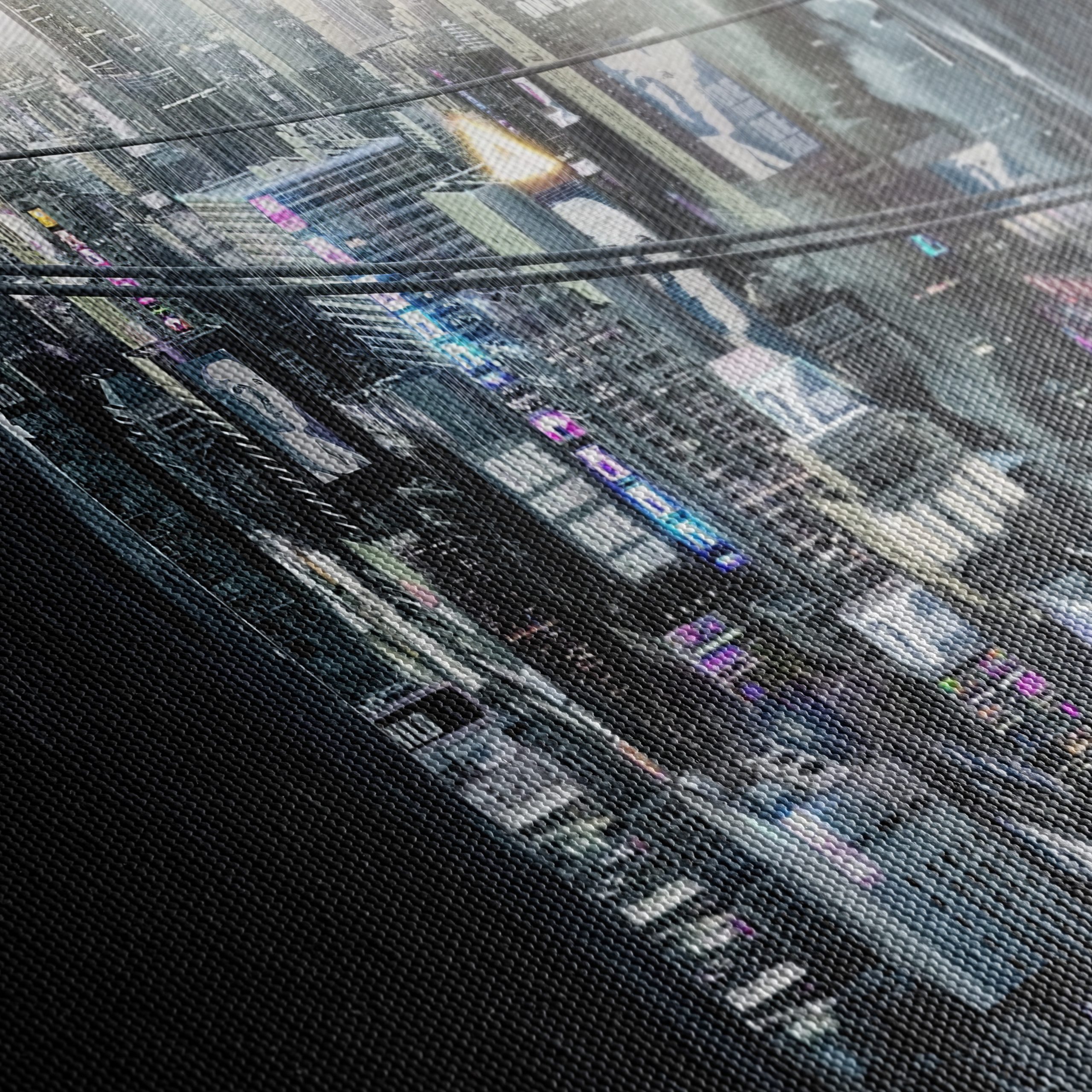 Dynamic Anime Scene in Rainy Cityscape - Image 5