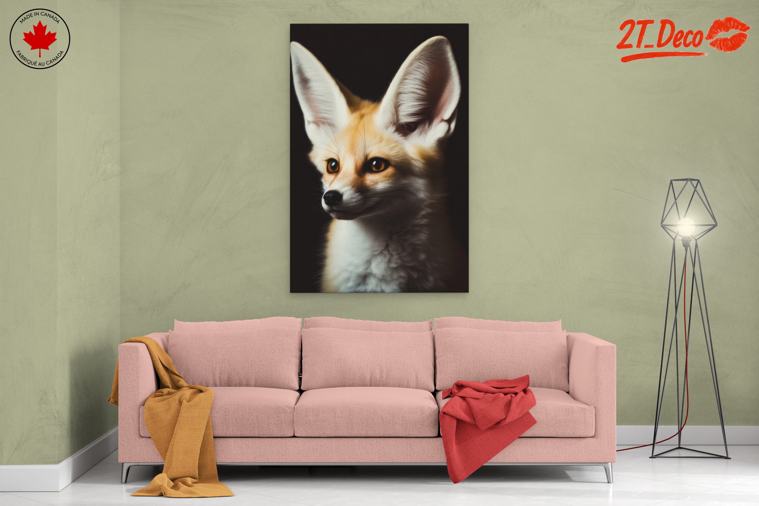 Curious Fox Portrait Art - Image 2