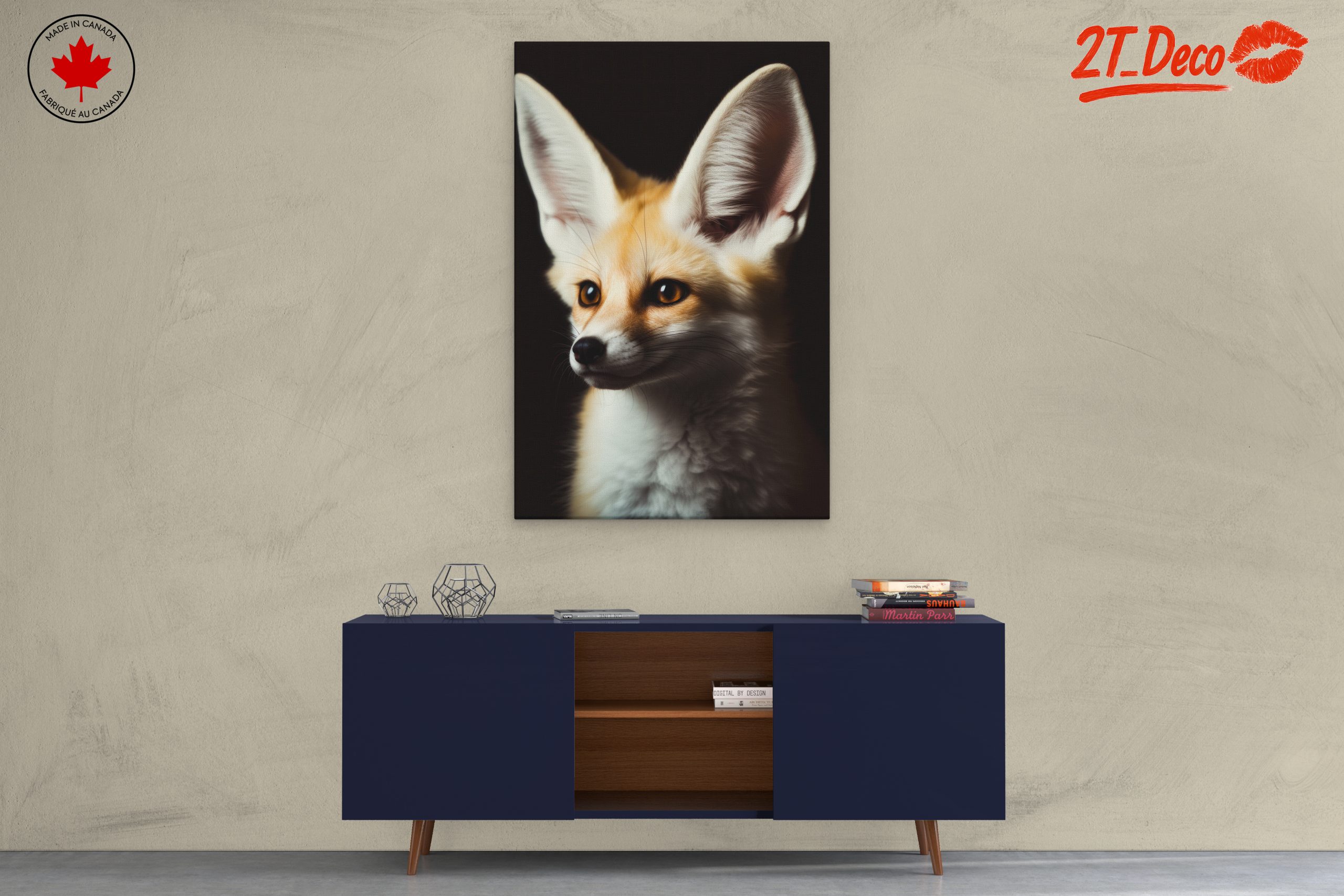 Curious Fox Portrait Art - Image 3
