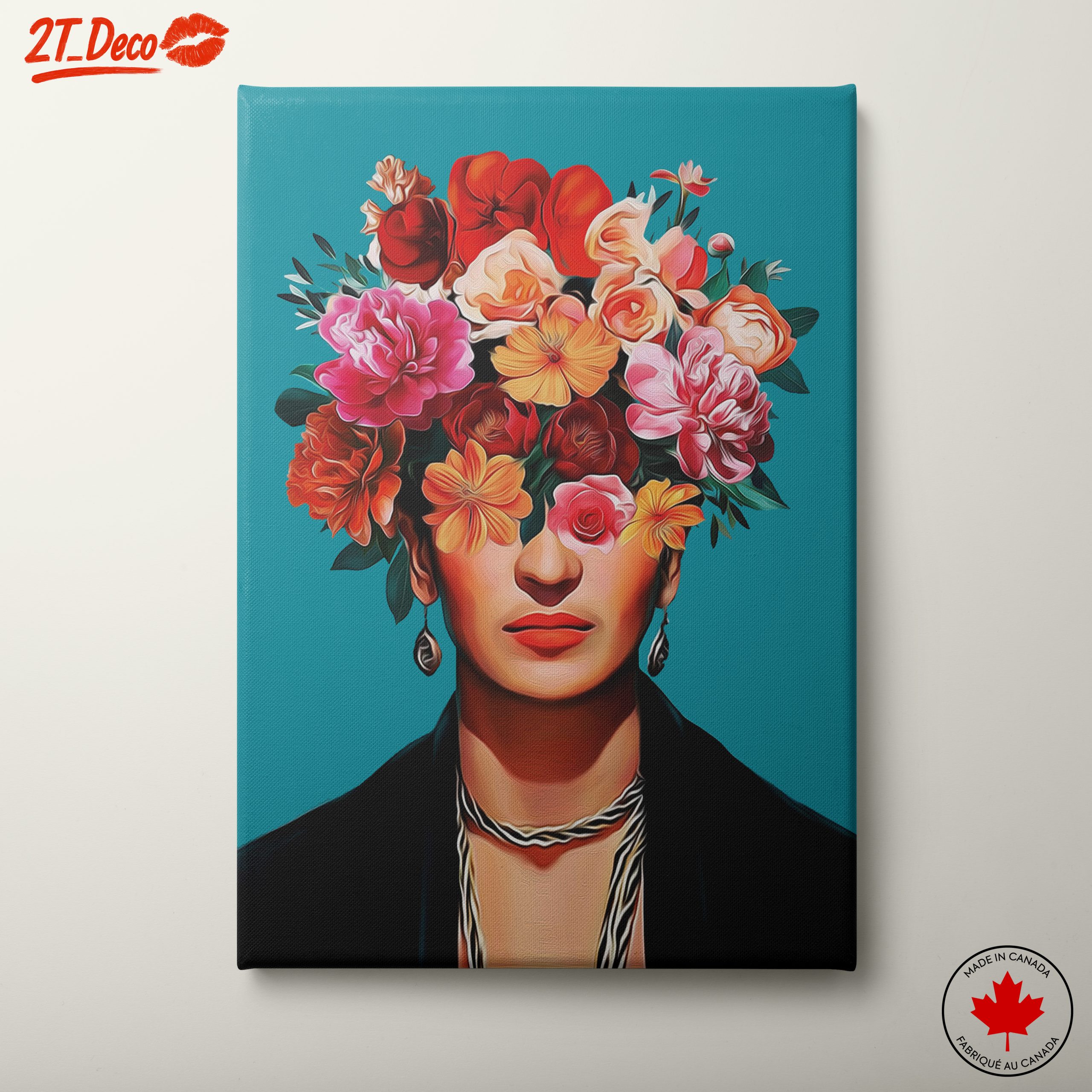 Floral Headpiece Modern Botanical Art