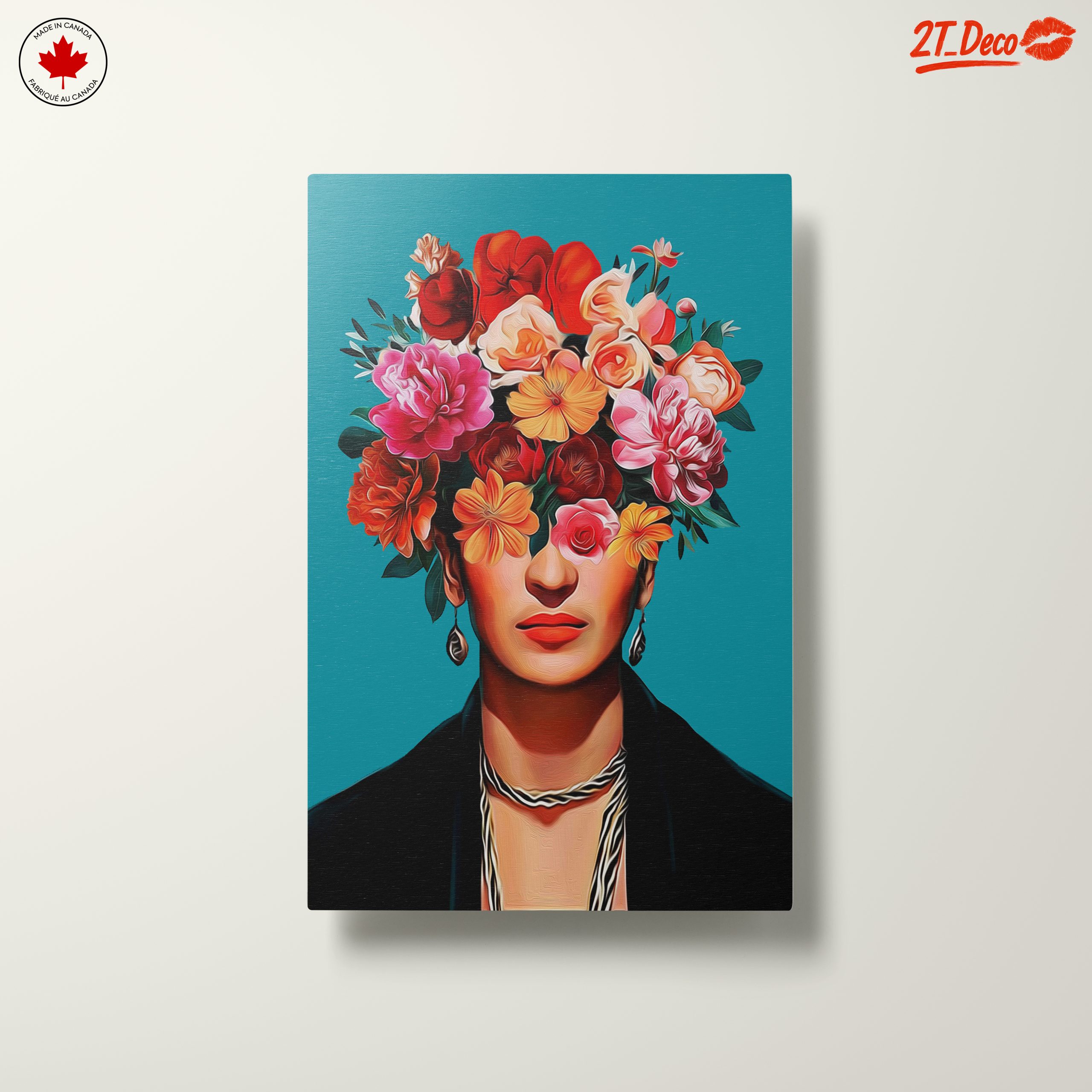 Floral Headpiece Modern Botanical Art - Image 10