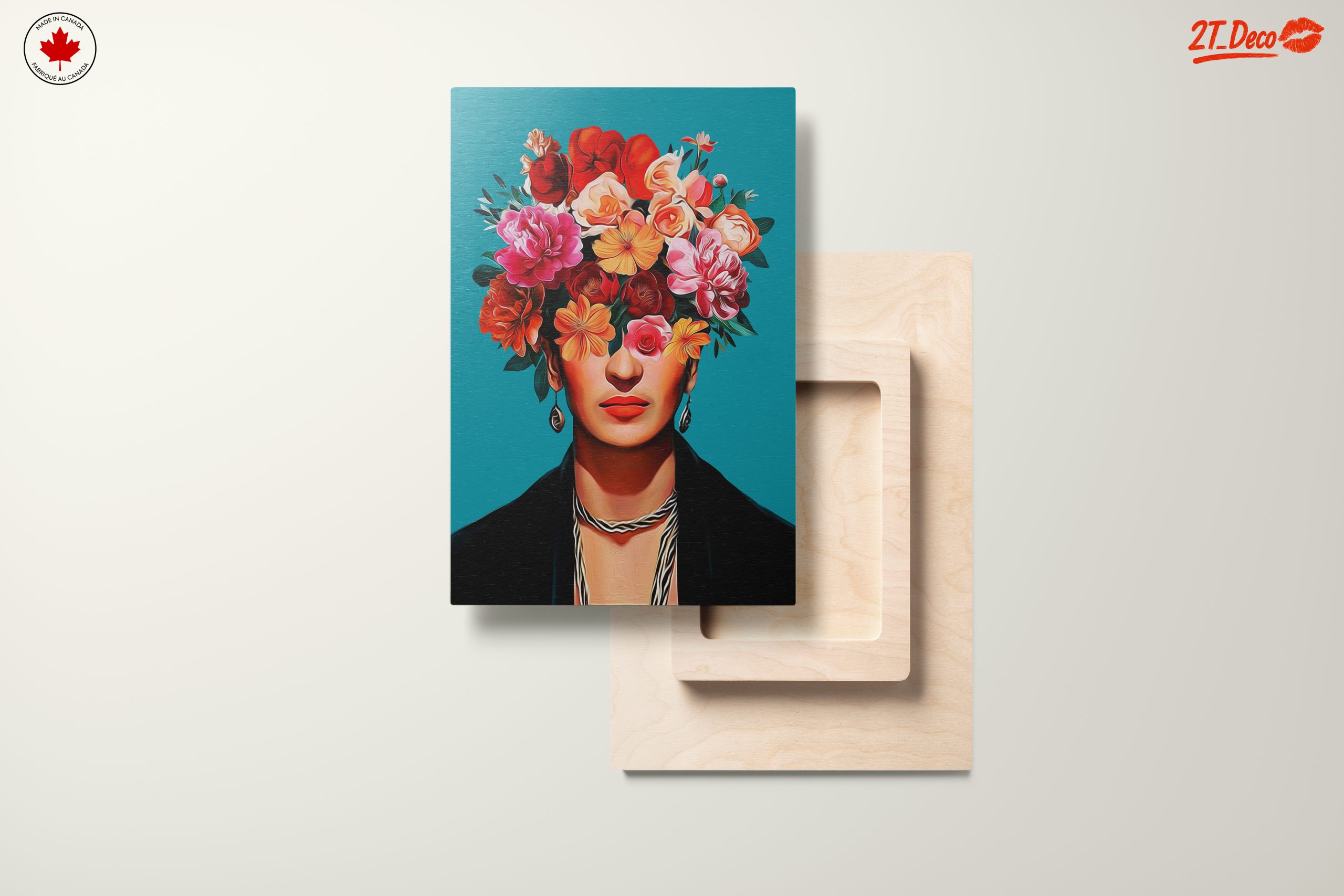 Floral Headpiece Modern Botanical Art - Image 11