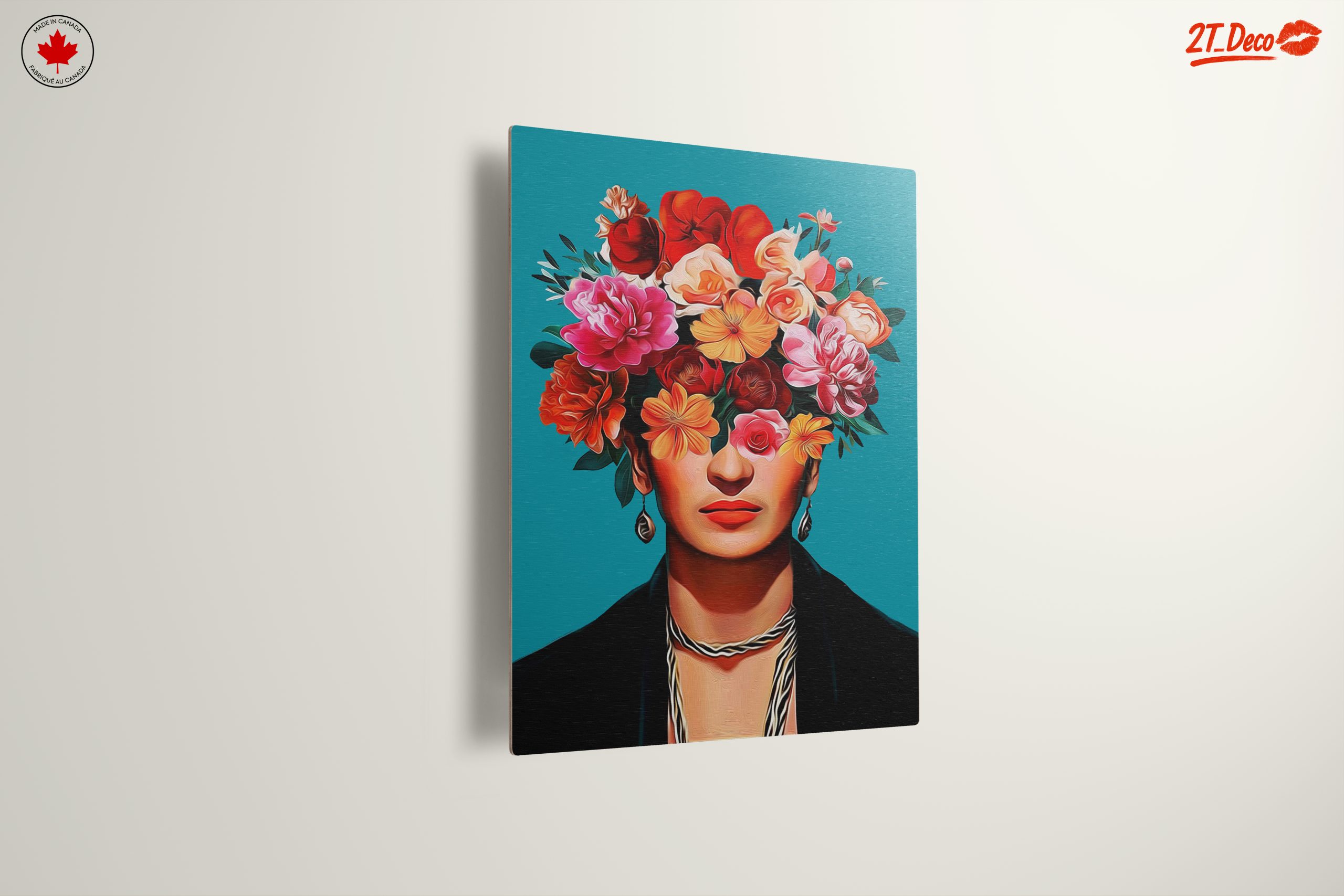 Floral Headpiece Modern Botanical Art - Image 13