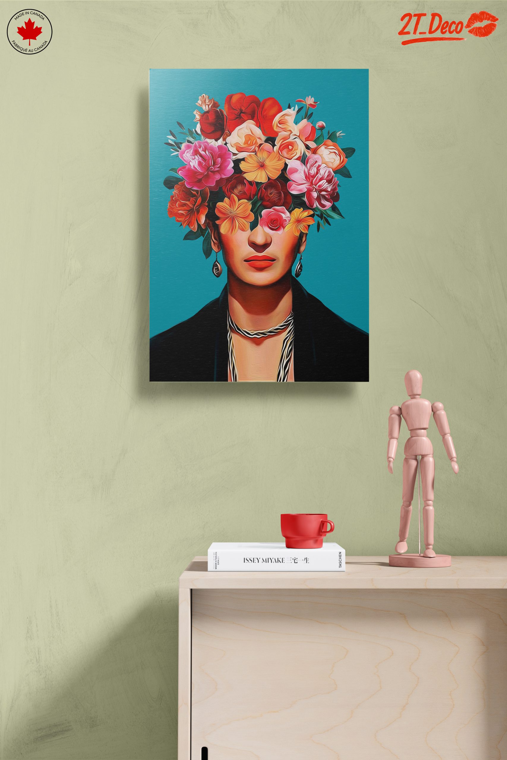 Floral Headpiece Modern Botanical Art - Image 14